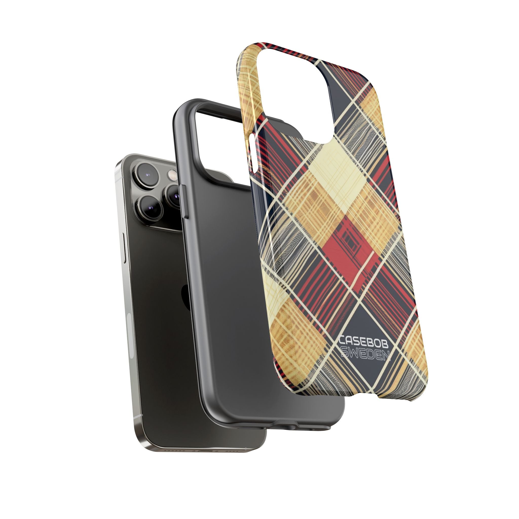 Arazzo a rombi scozzese iPhone 14 - Tough