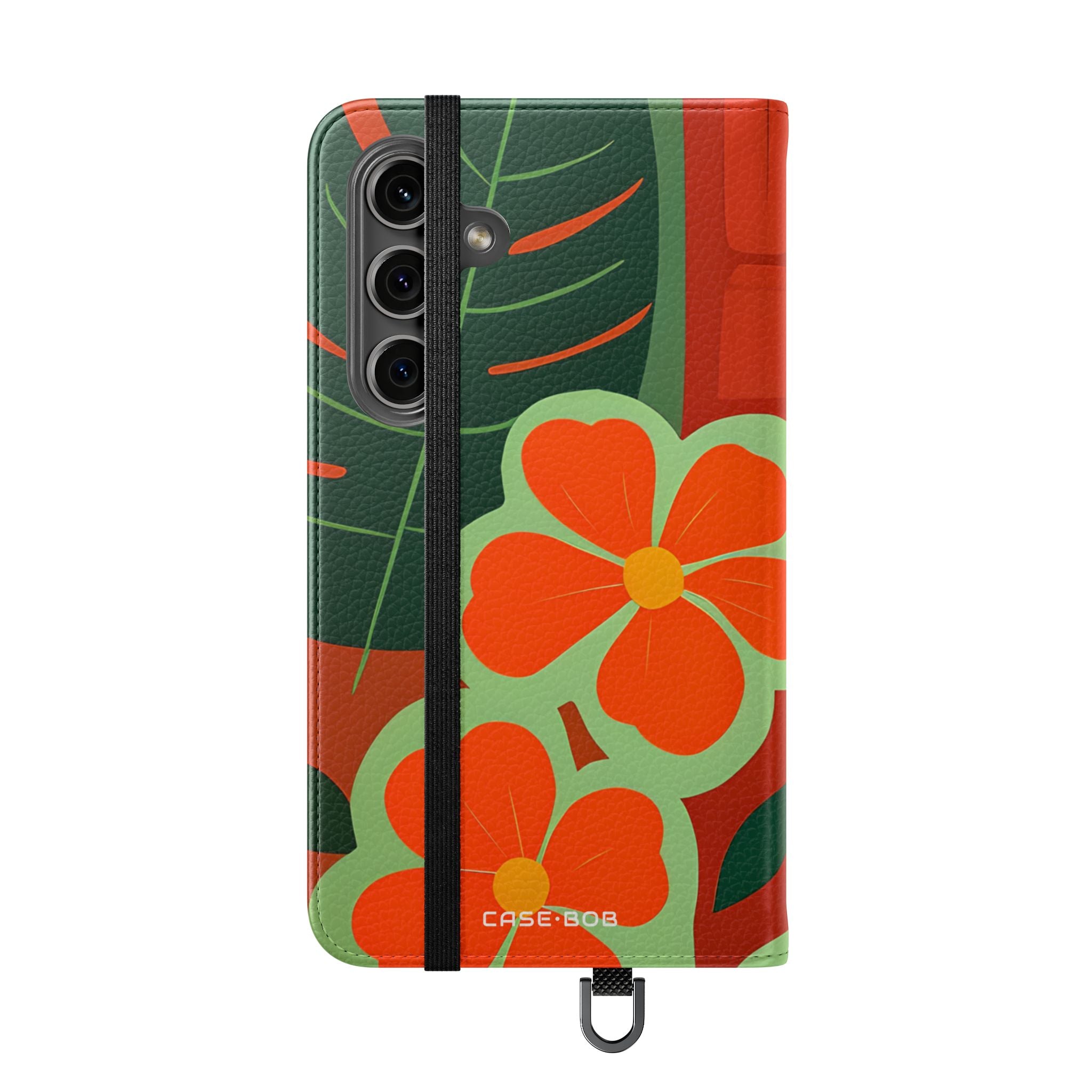 Orange Blossom Mosaic - Samsung S24 Cover - Wallet