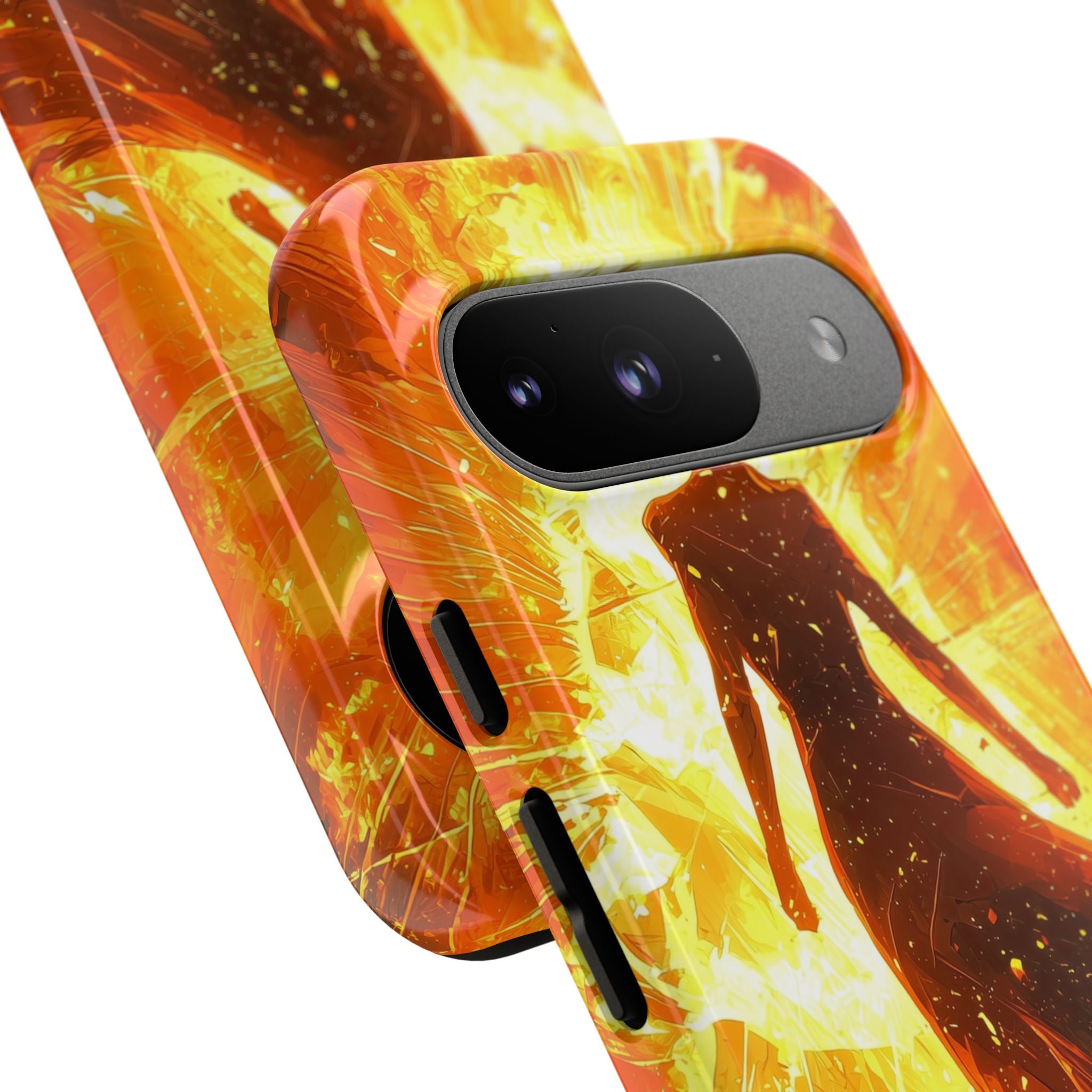 Fiery Energy Erupts - Google Pixel Case
