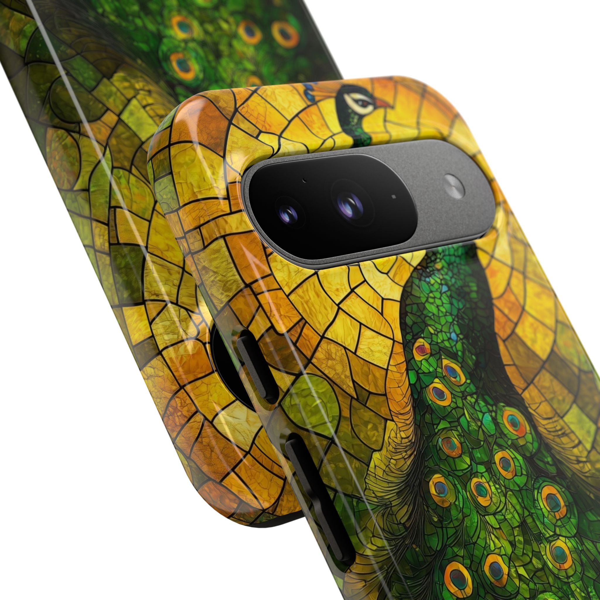 Peacock Spreads Light - Google Pixel Case