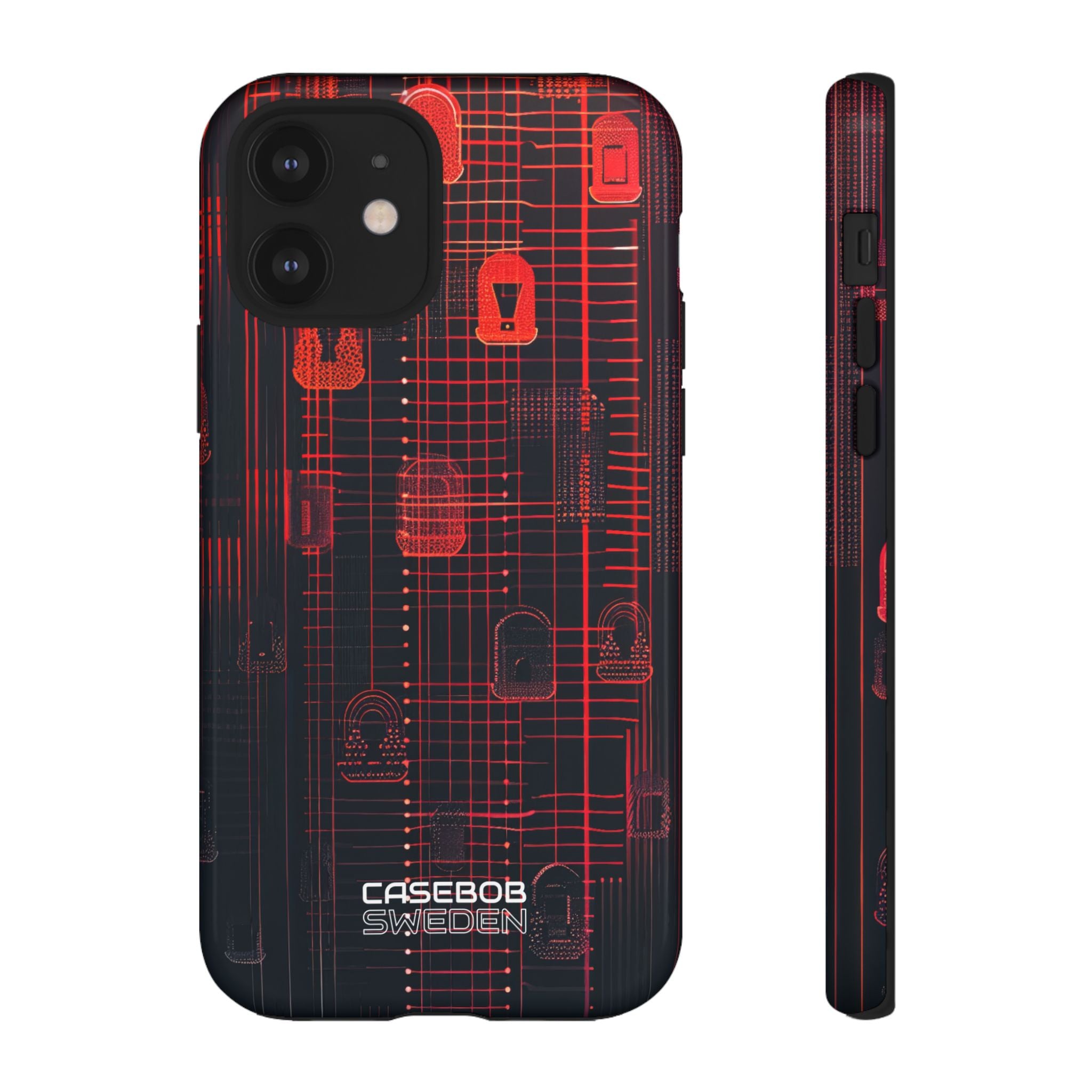 Cyber Locks Grid iPhone 12 - Tough
