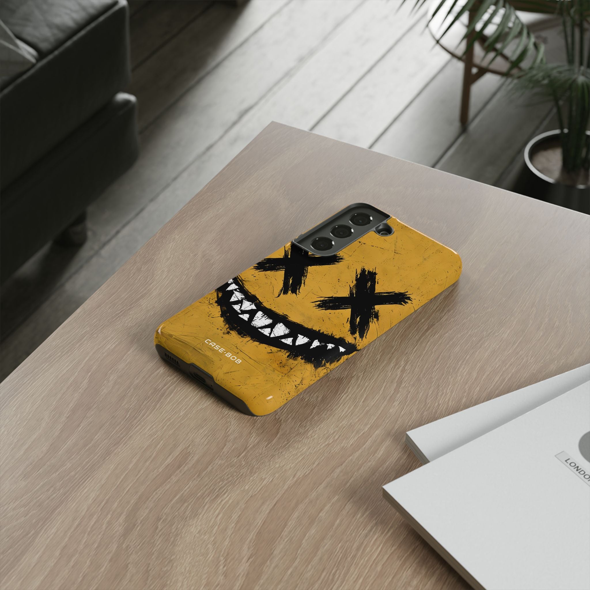 Jagged Smile Yellow Samsung S22 Case - Tough