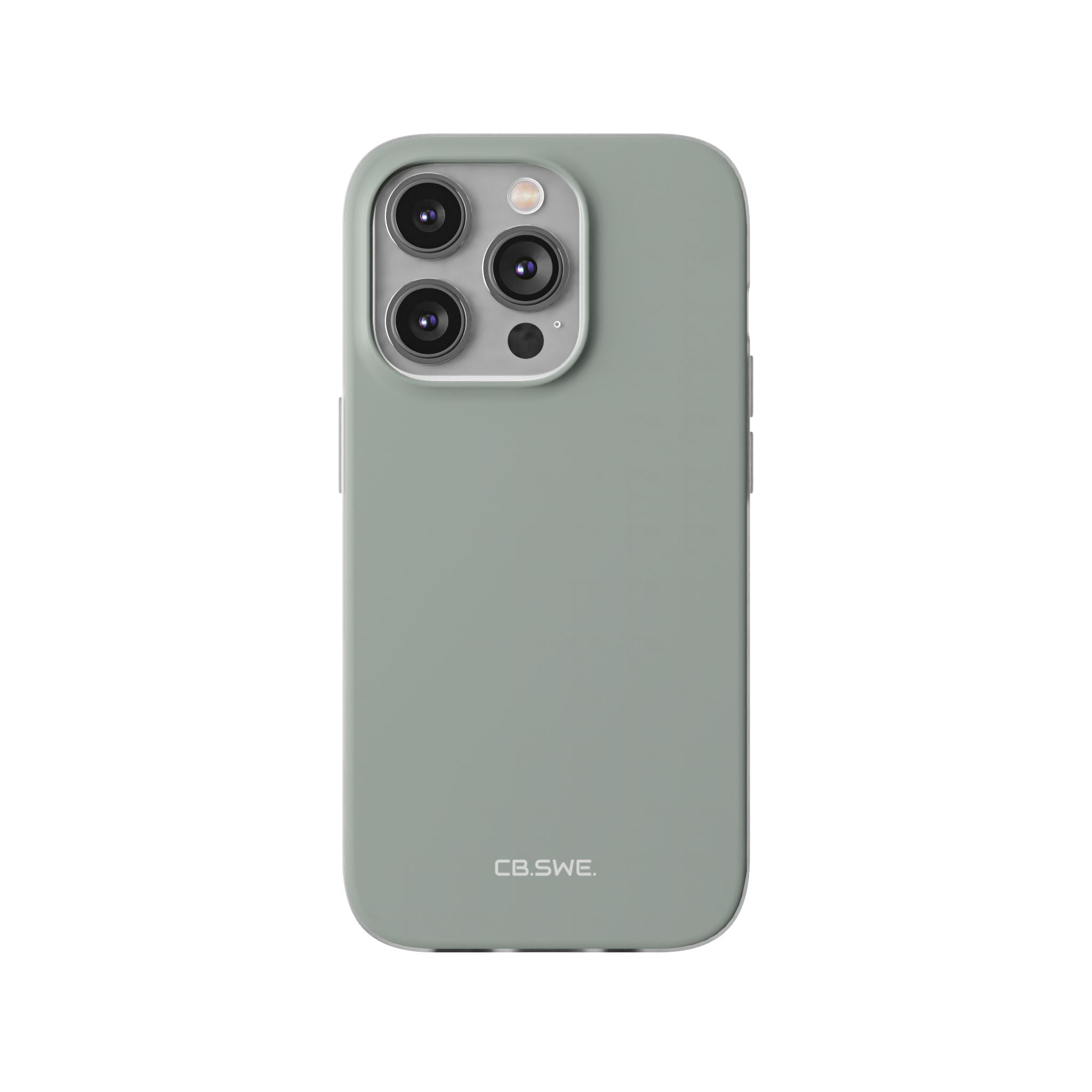 Aschgraue iPhone-Hülle – Flexi