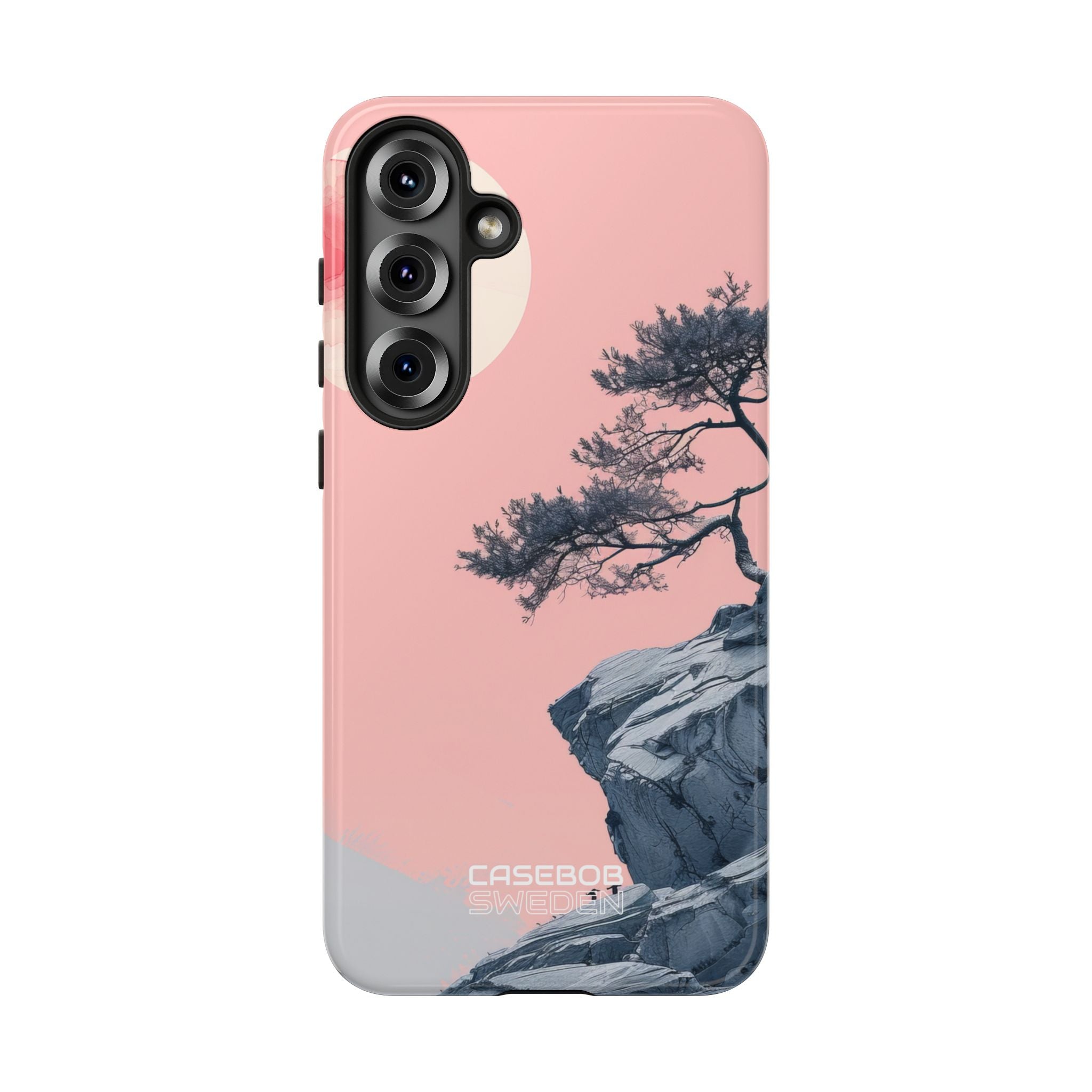 Solitudine sulla scogliera rosa Samsung S25 - Tough