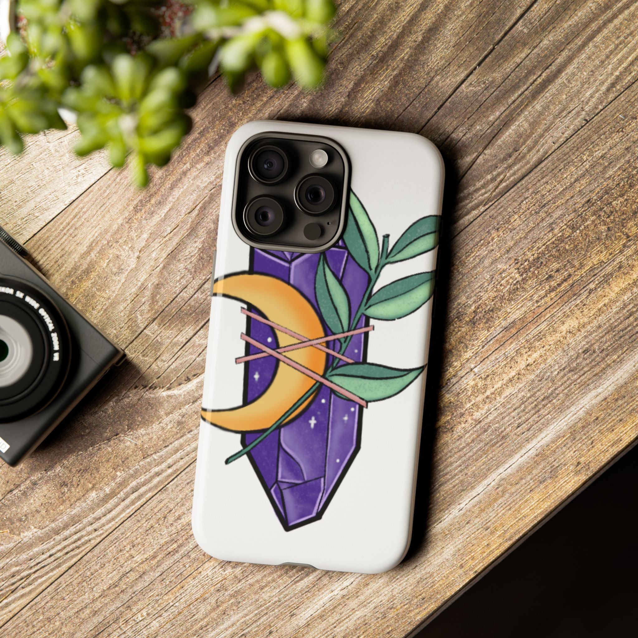 Mystical Moon Crystal - iPhone Case
