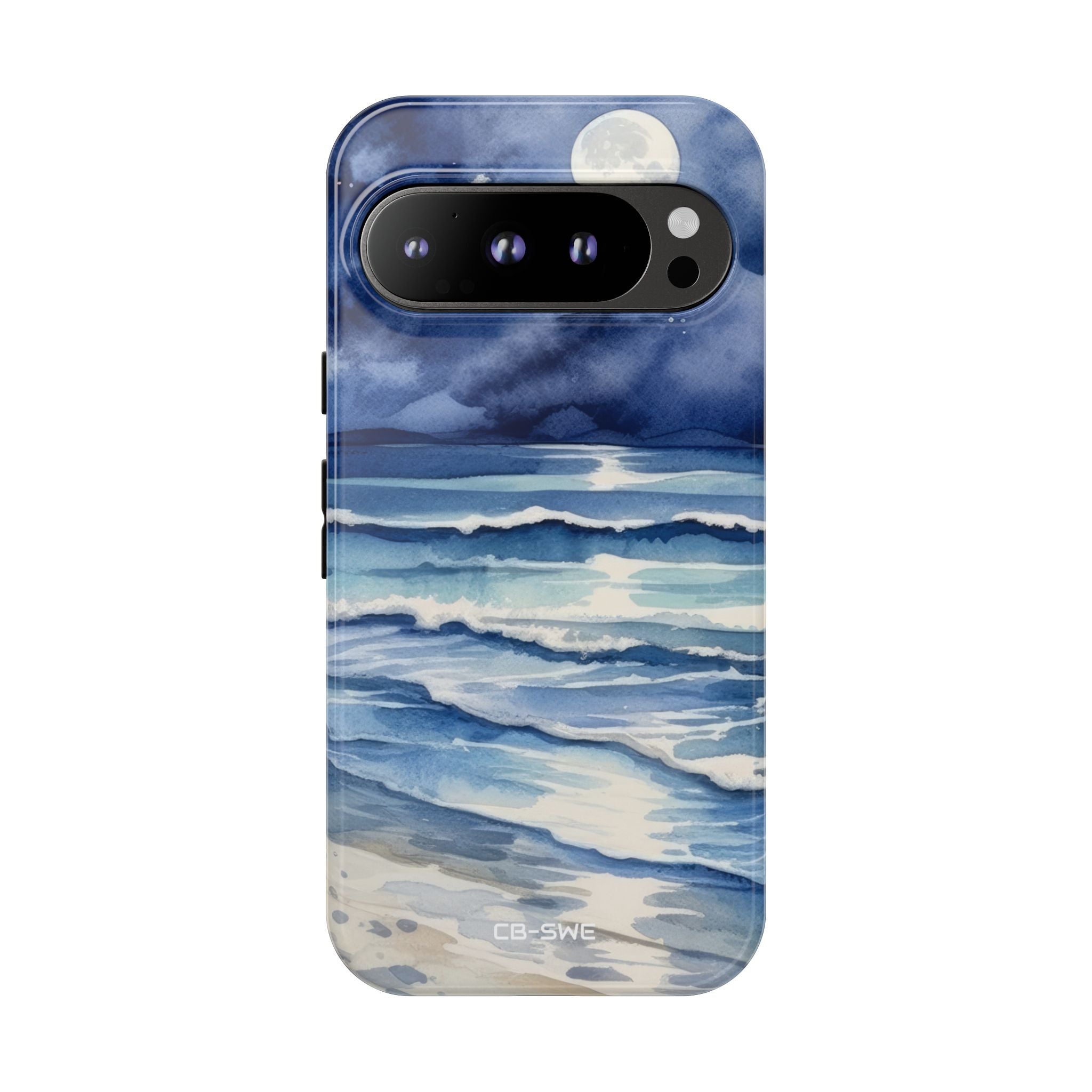 Moonlight Reflects Waves - Google Pixel Case