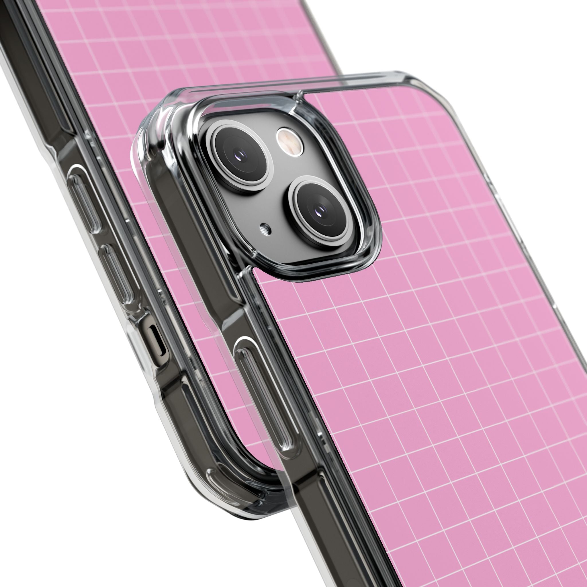 Pink Squares Align iPhone Case - Impact