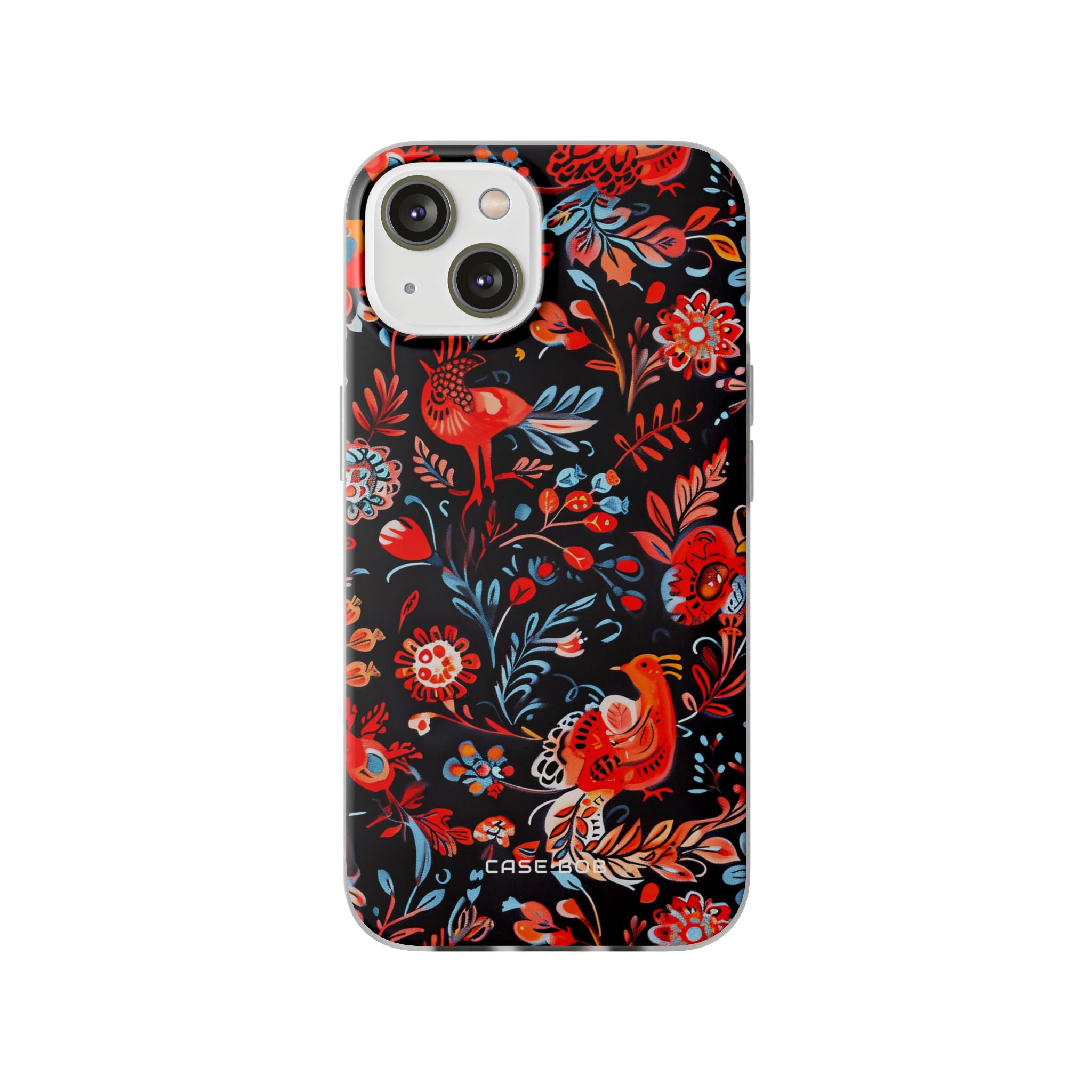Vivid Birdscape iPhone 14 Case - Soft