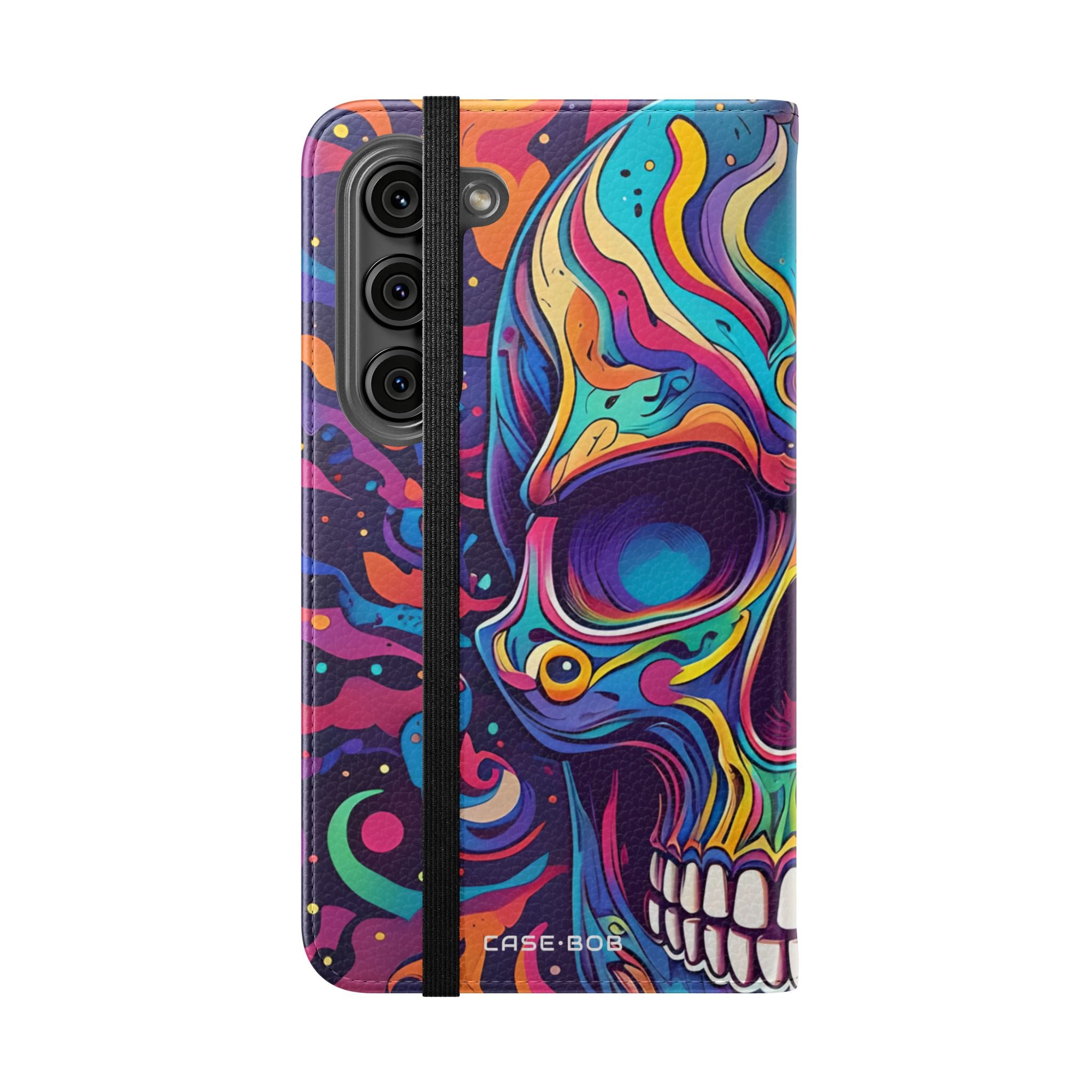 Psychedelic Skull - Samsung S23 Case - Wallet