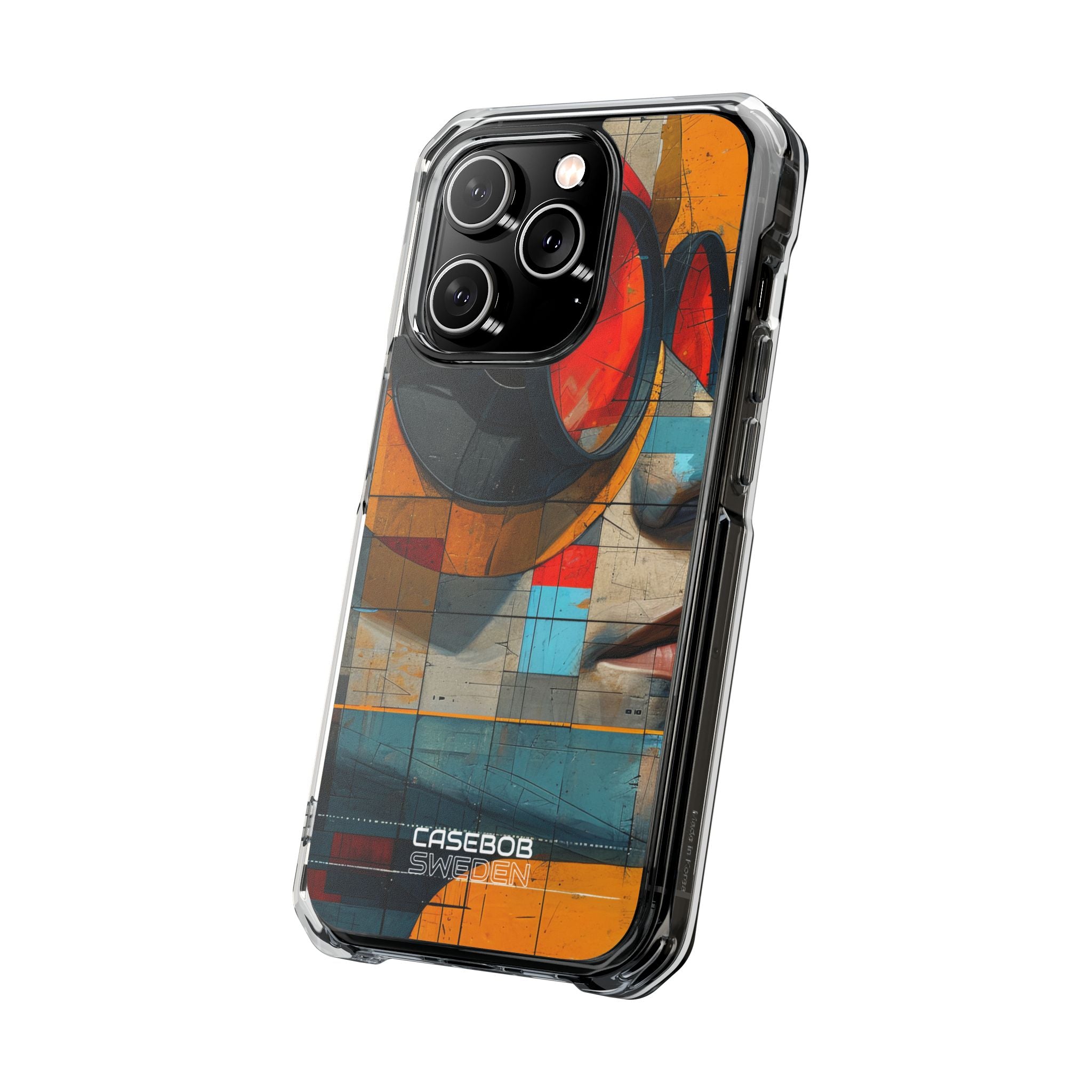 Futuristische Cubistische Visies iPhone 14 - Impact Clear+