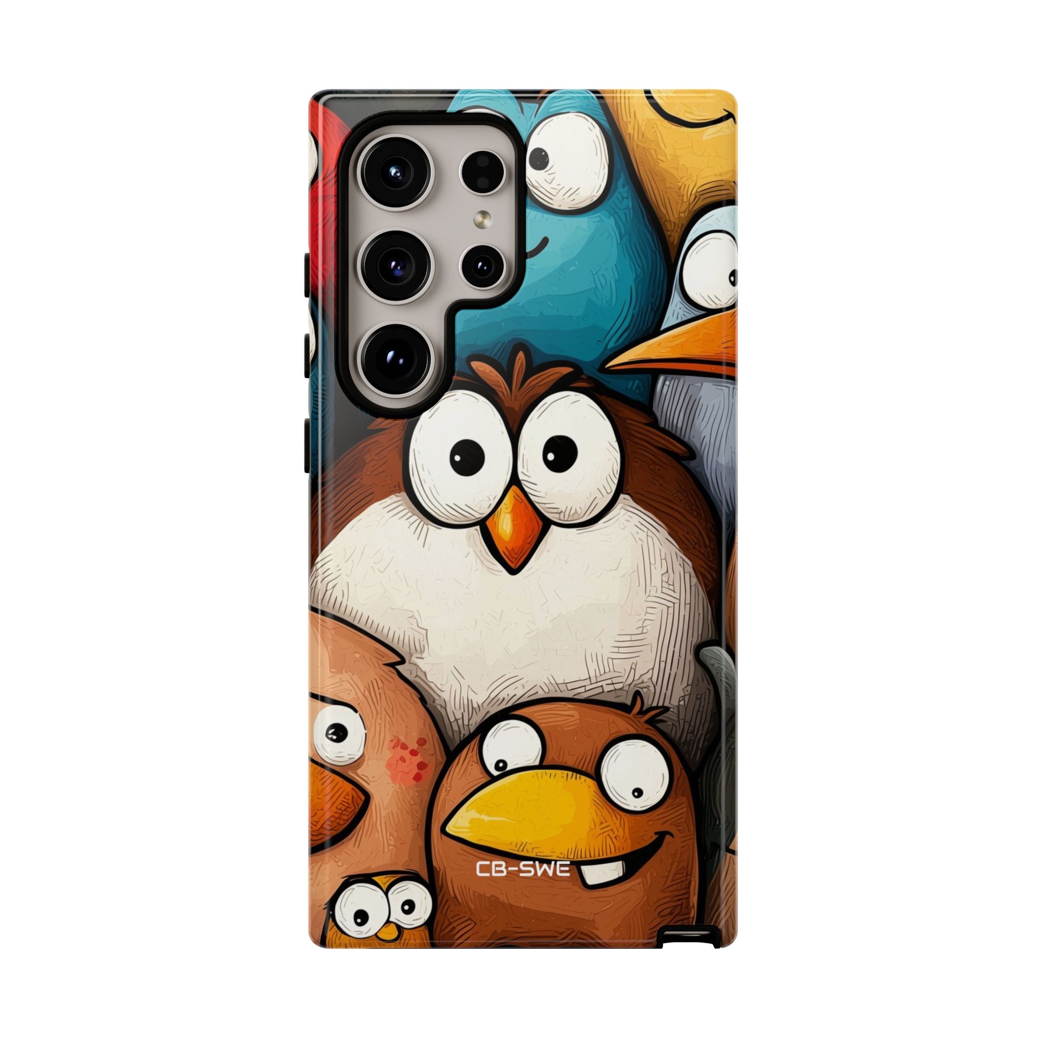 Whimsical Birds Gather - Samsung Case
