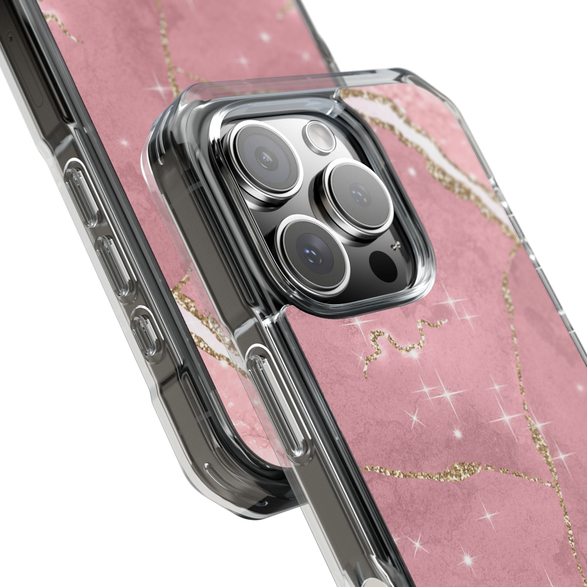 Pink Marble Luxe iPhone Case - Impact