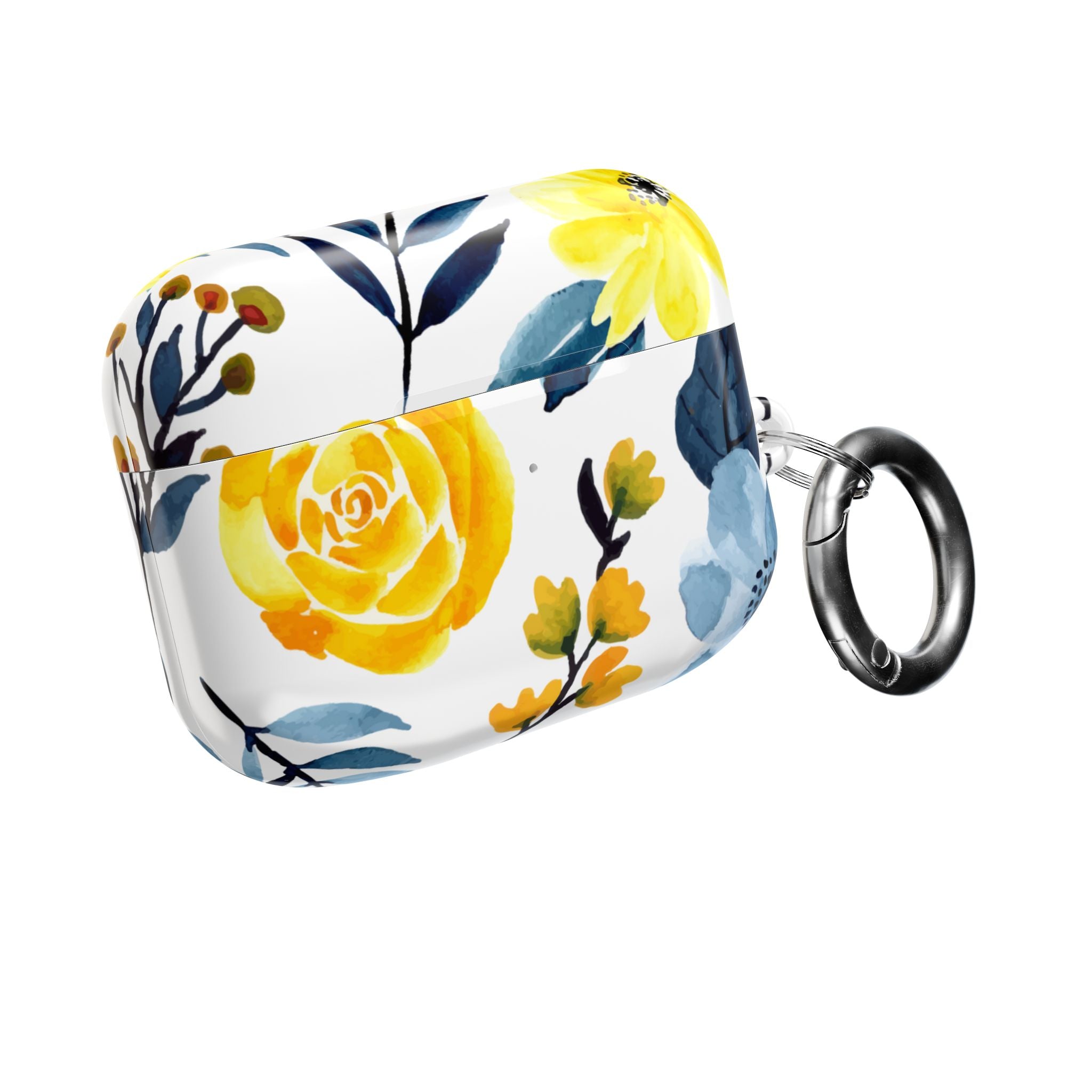 Yellow Blue Blossoms - AirPods Case