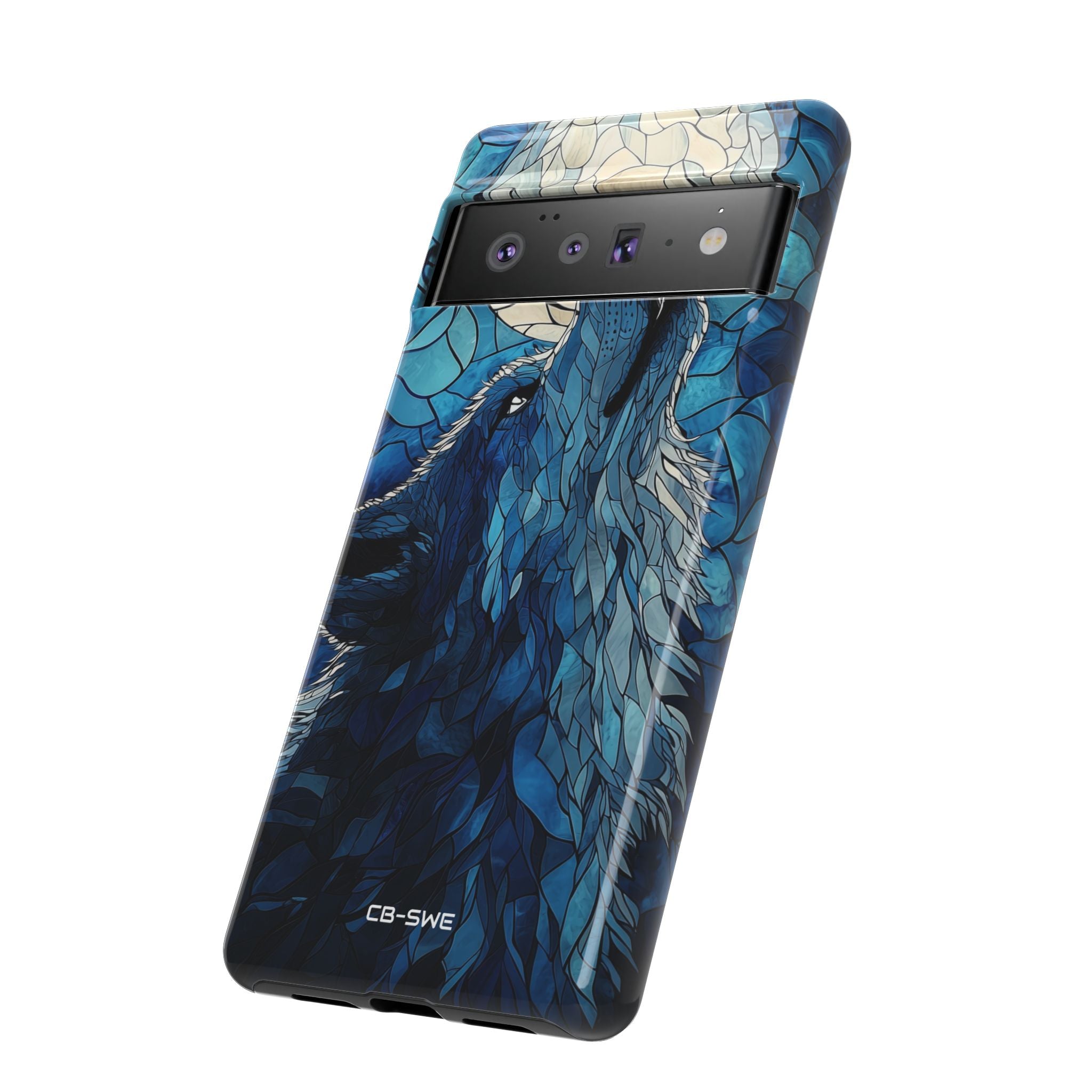 Wolf Howls Moonlight - Google Pixel Case