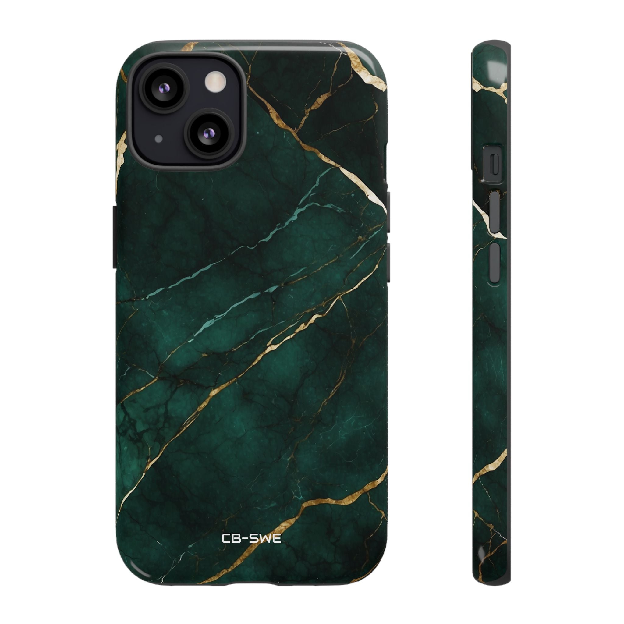 Emerald Veins Flow - iPhone Case