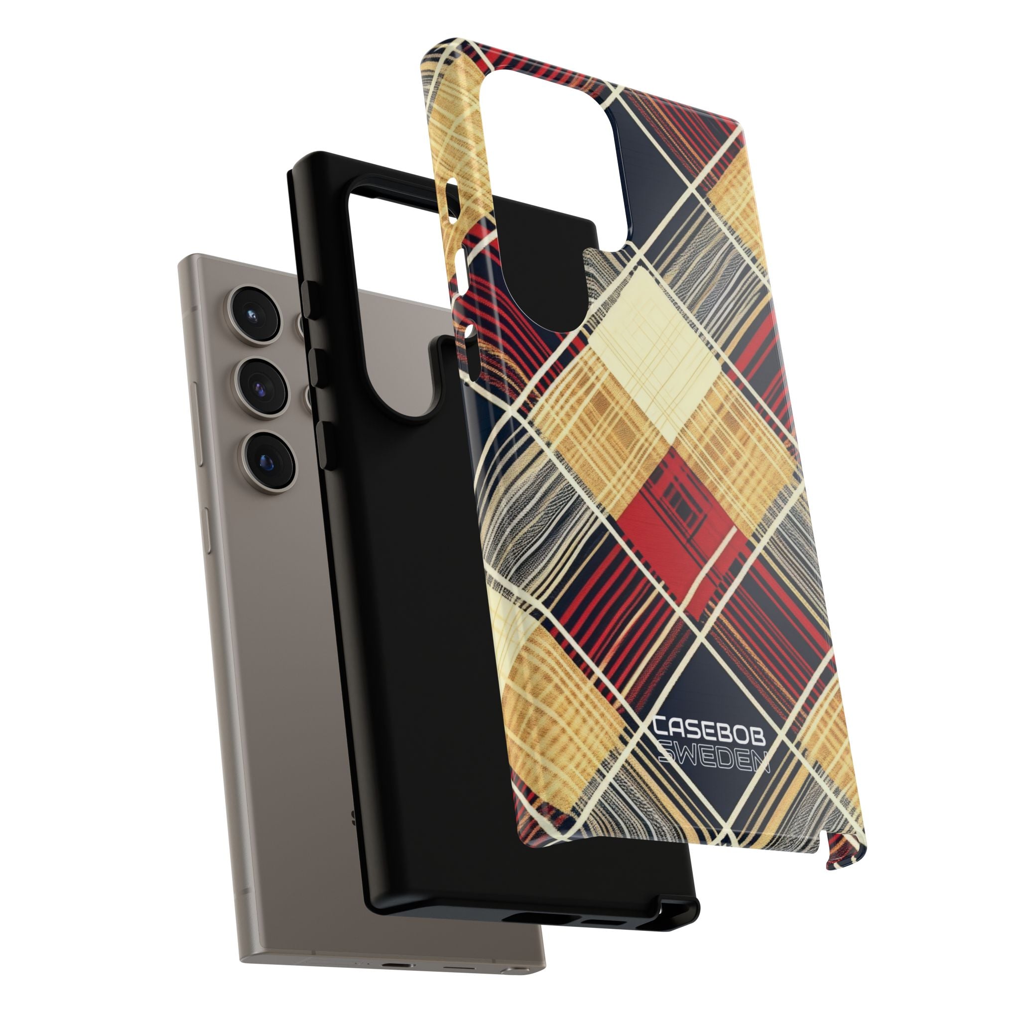 Plaid Diamond Tapestry Samsung S24 - Tough