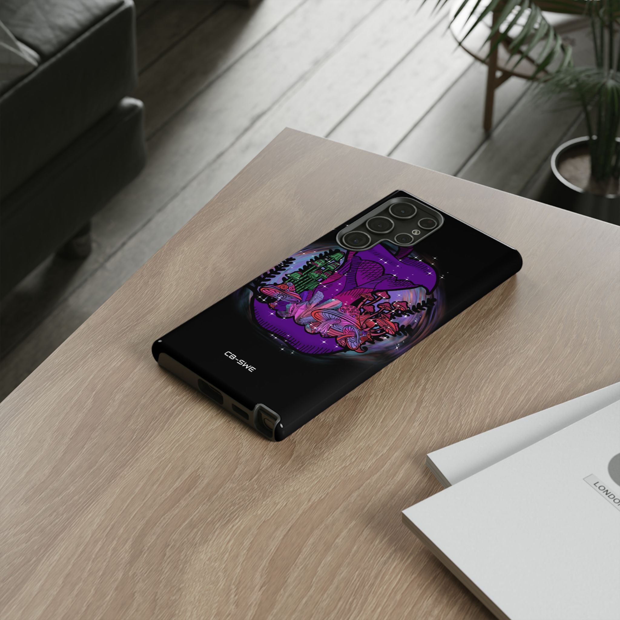 Mystical Purple Apple - Samsung Case