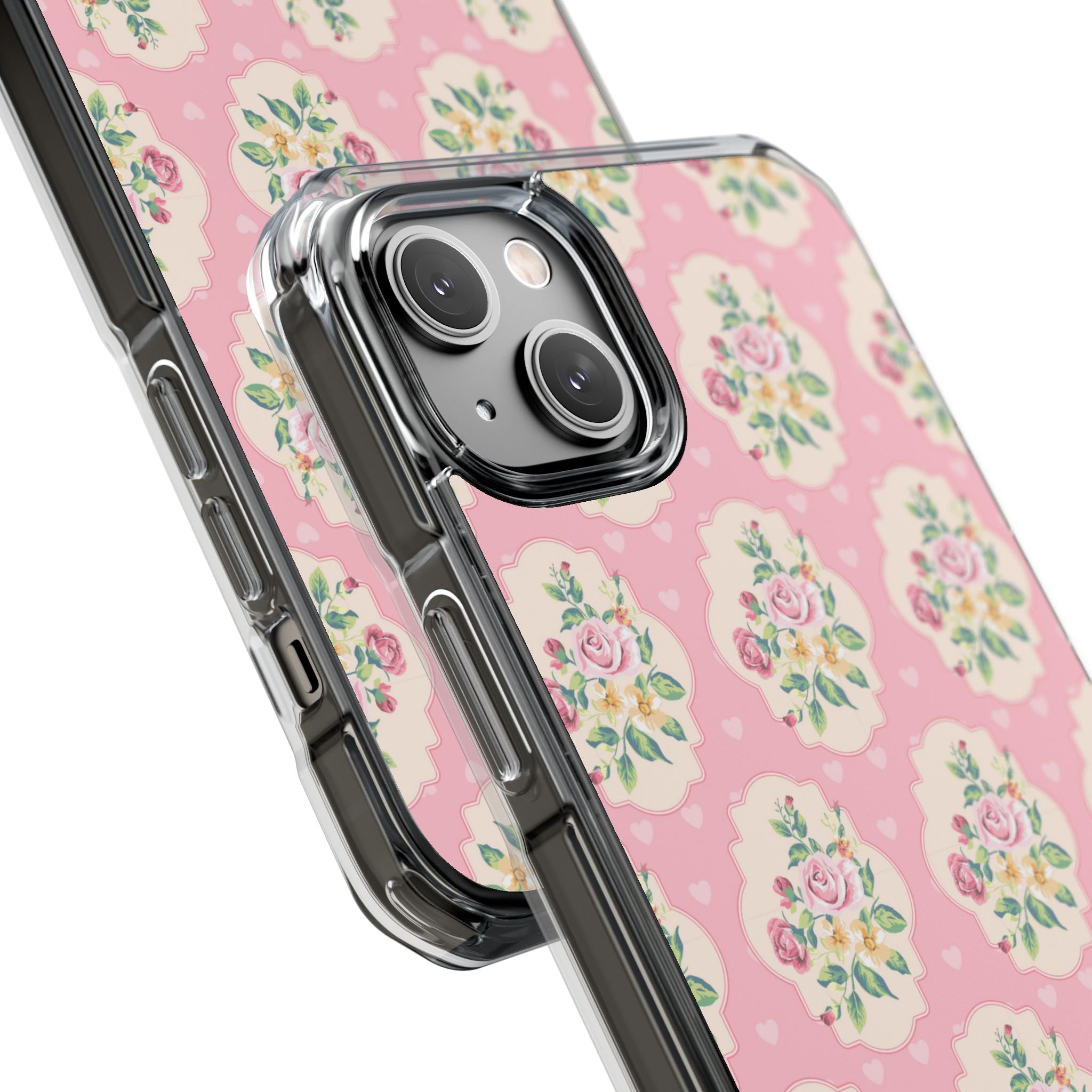 Vintage Floral Romance iPhone Case - Impact