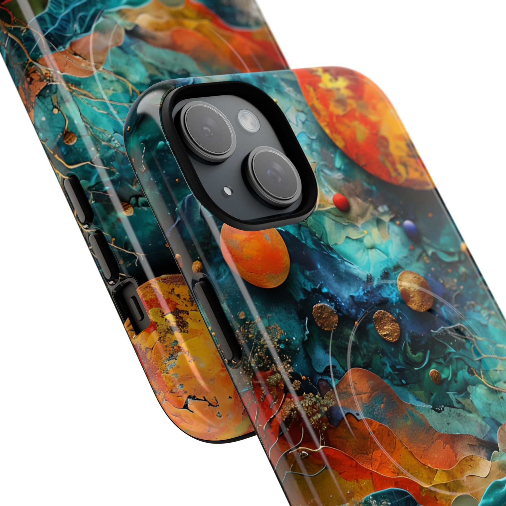Dreamlike Fantasy Landscape Mixed Media Art iPhone 15 - Tough+