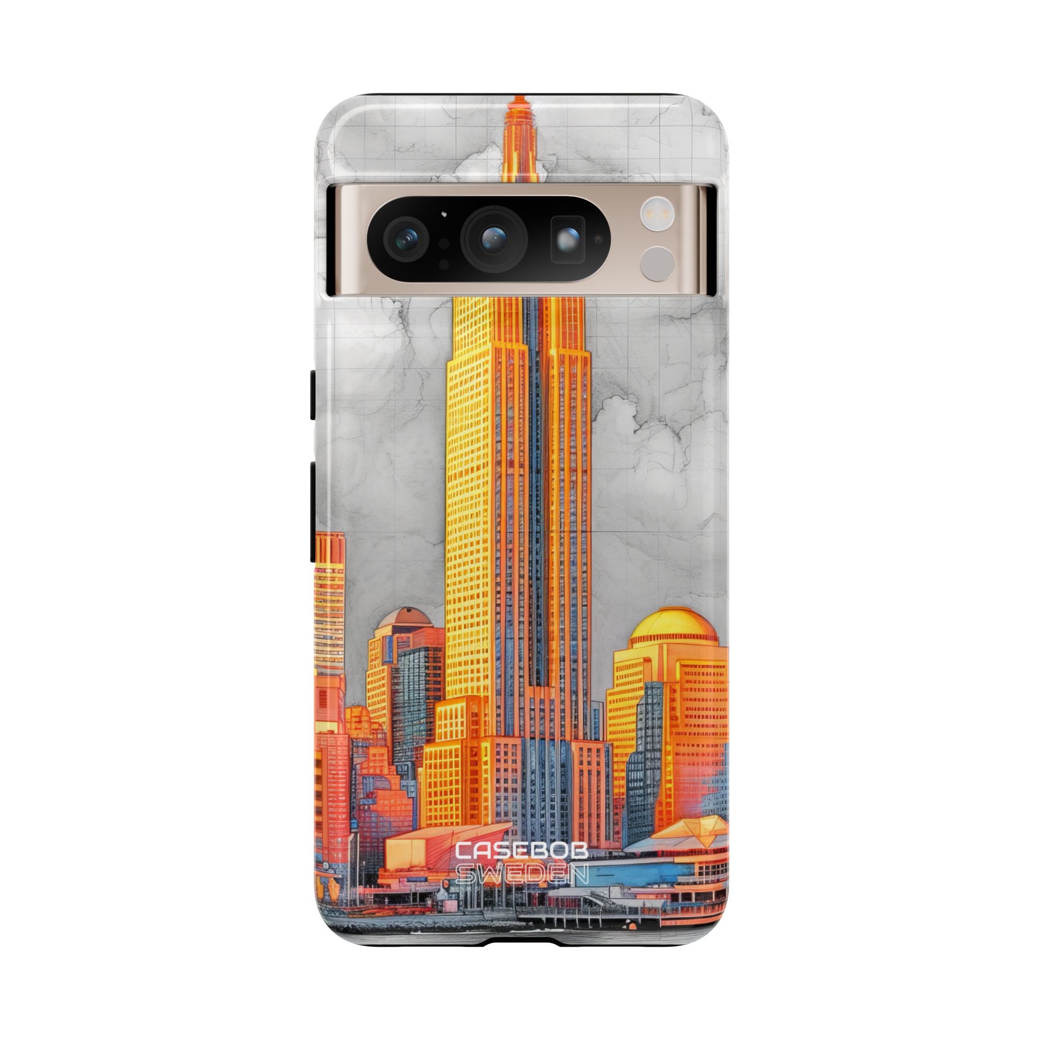 Vibrant City Skyline Google Pixel 8 - Tough