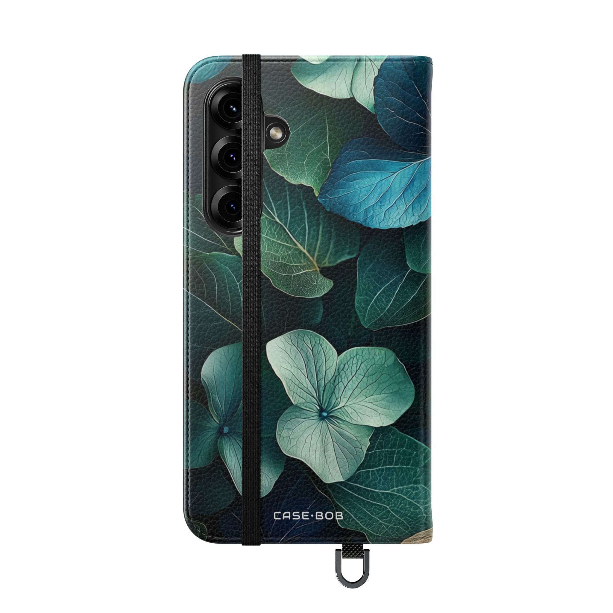 Teal Bloom - Samsung S25+ Case - Wallet