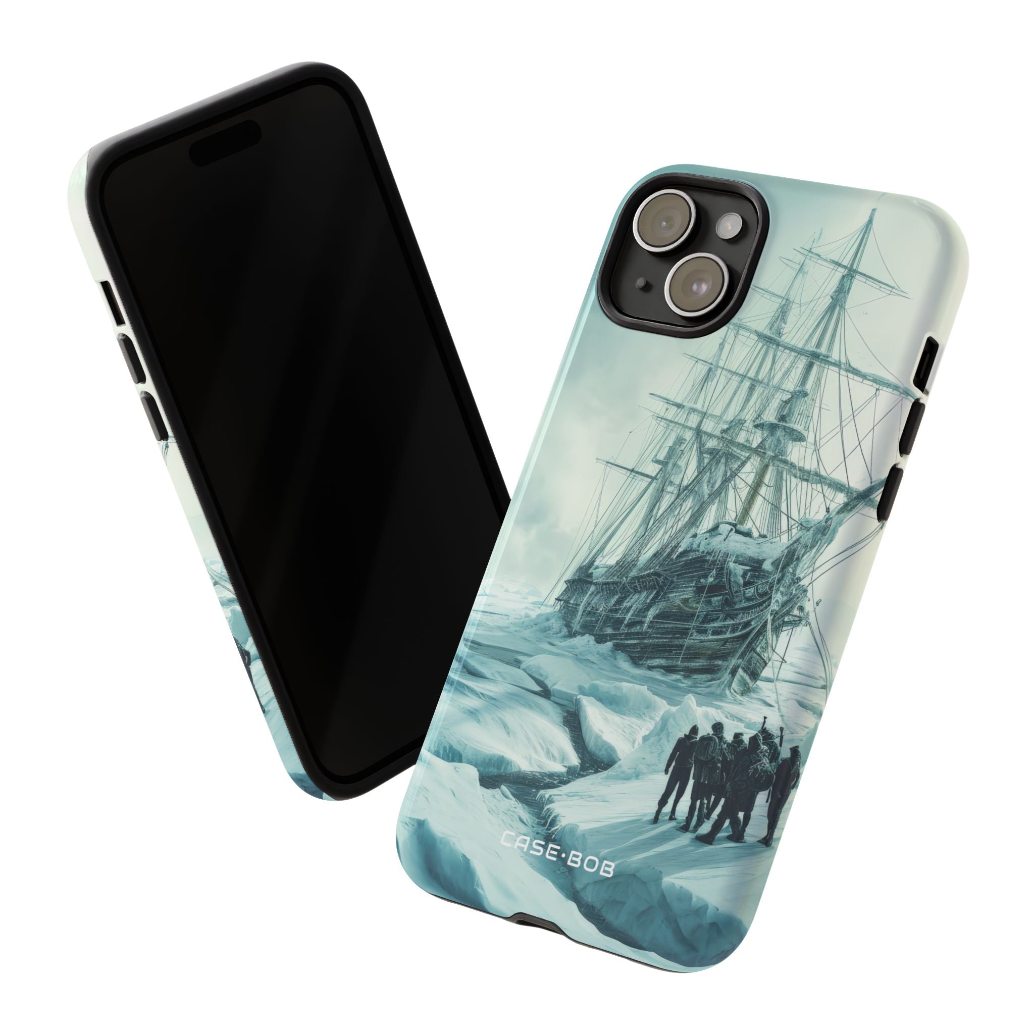 Icebound Ship iPhone 15 Plus Case - Tough