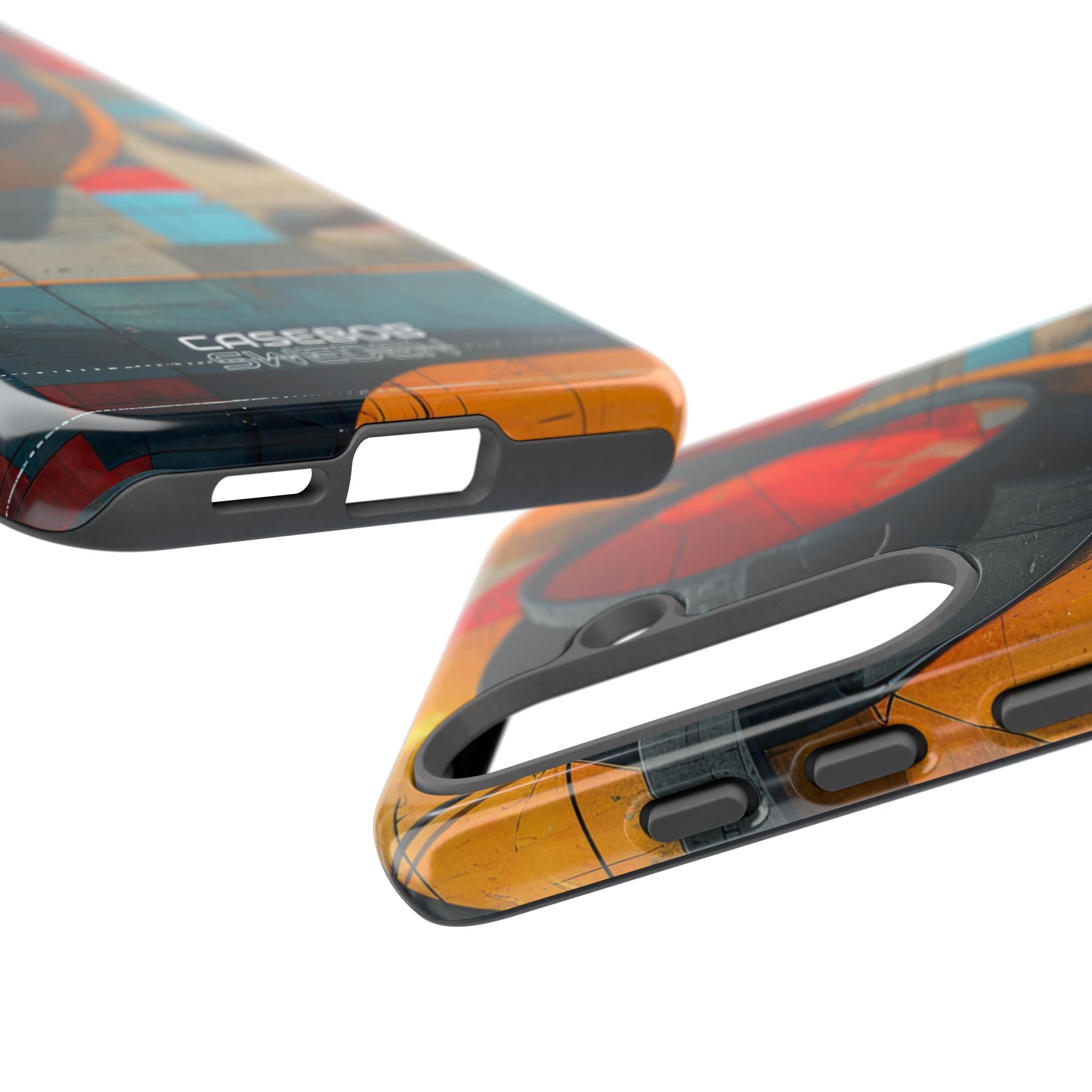 Futuristische Kubistische Visies Samsung S25 - Tough