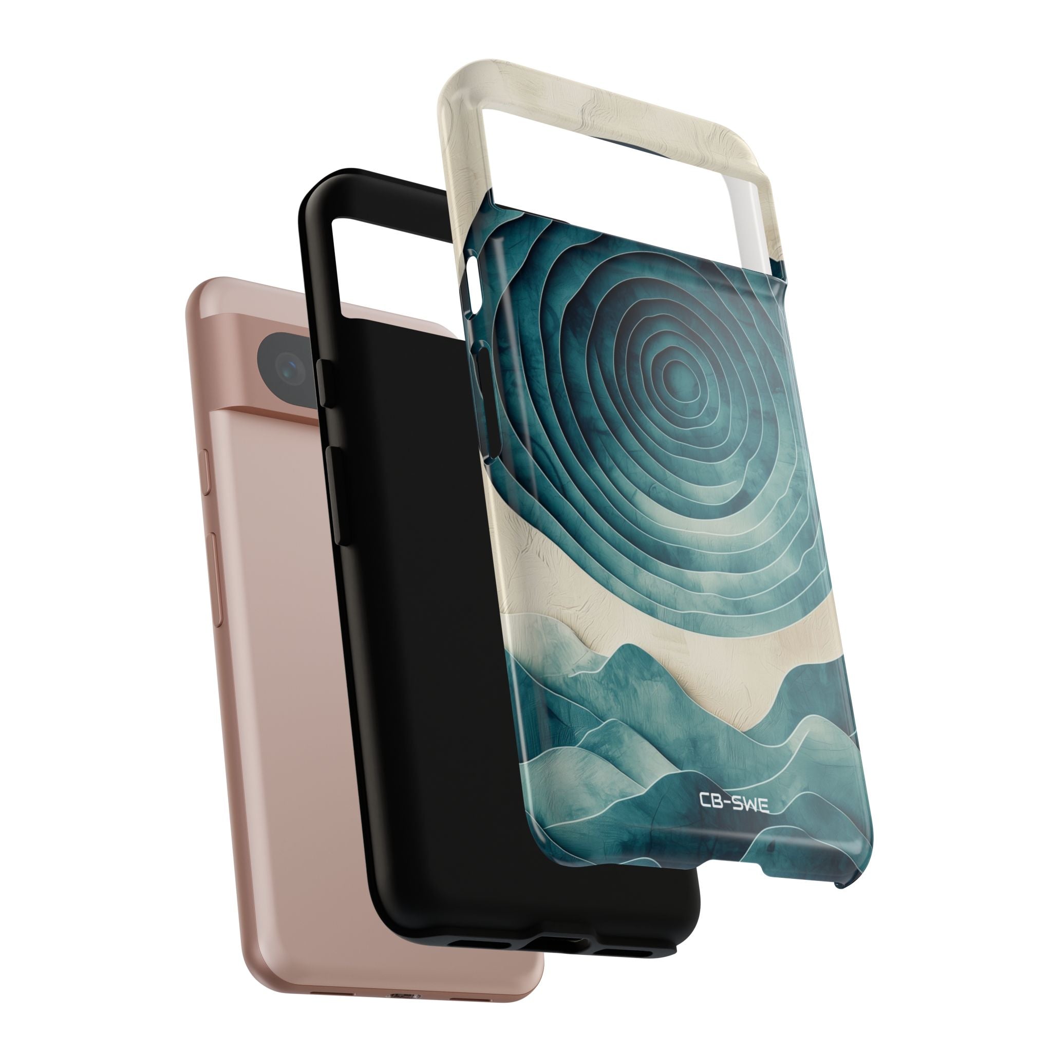 Waves Embrace Circles - Google Pixel Case