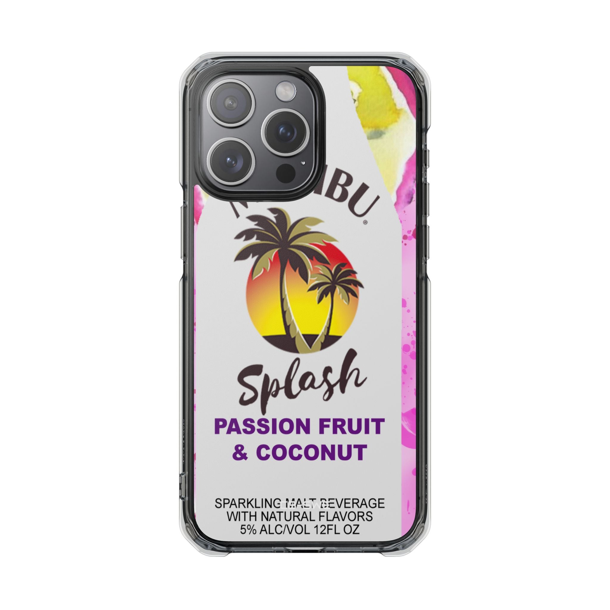 Tropical Sunset Splash iPhone Case - Impact