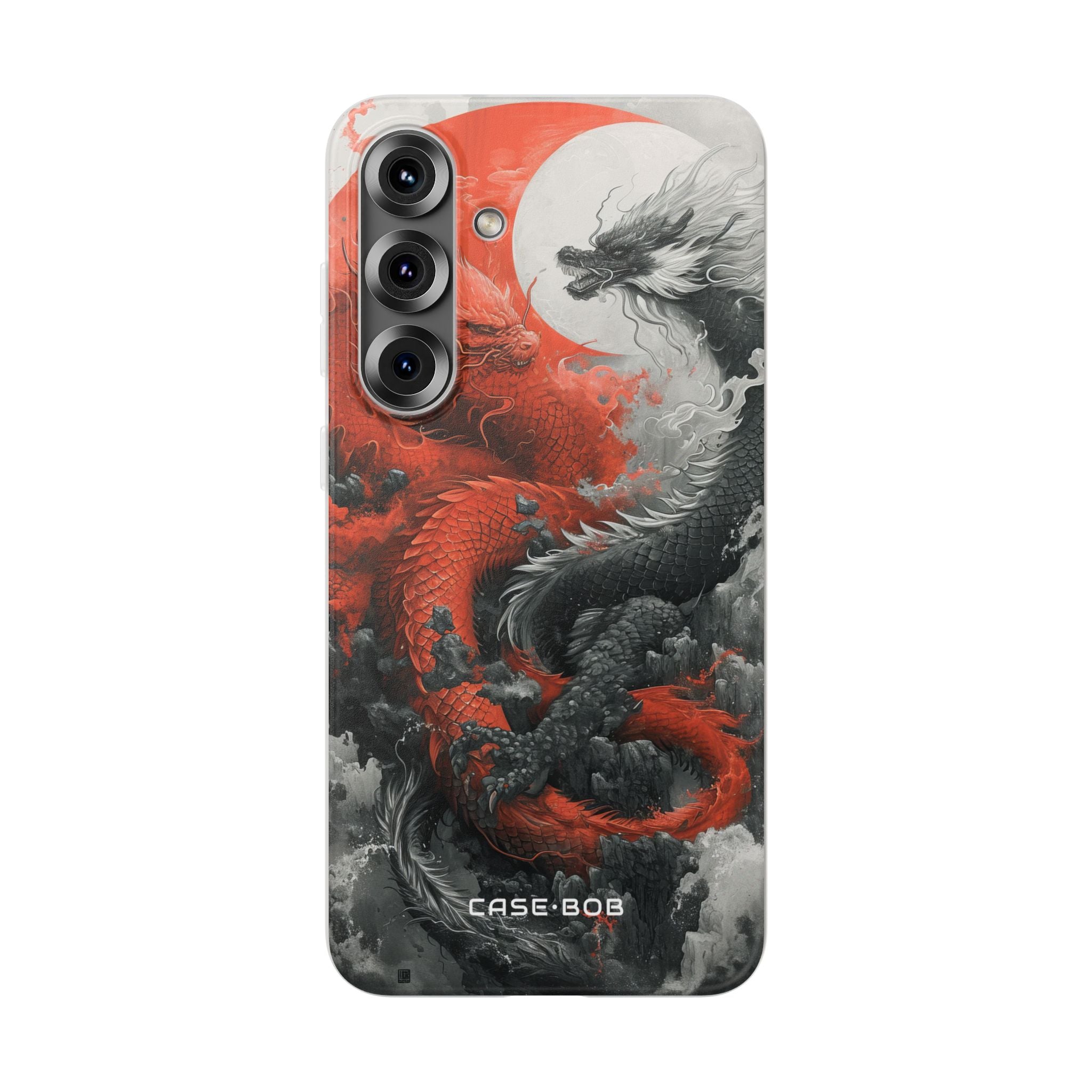 Dragon Coil Crimson Samsung S25 Plus Case - Soft