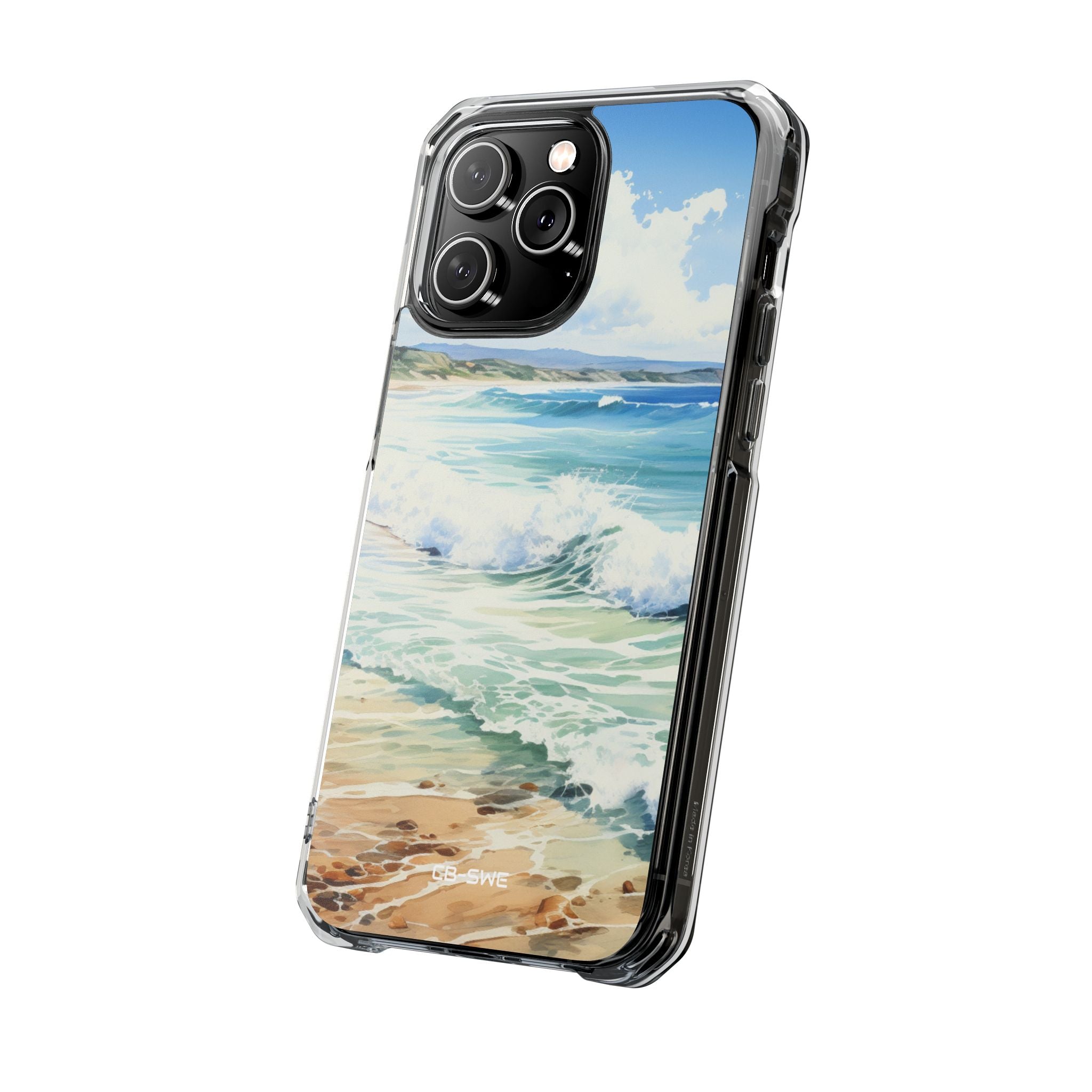 Serene Coastal Watercolors iPhone Case - Impact