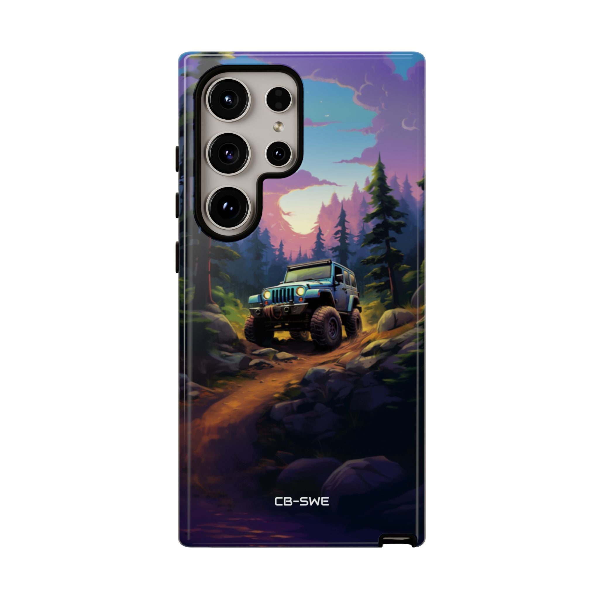 Sunset Forest Drive - Samsung Case