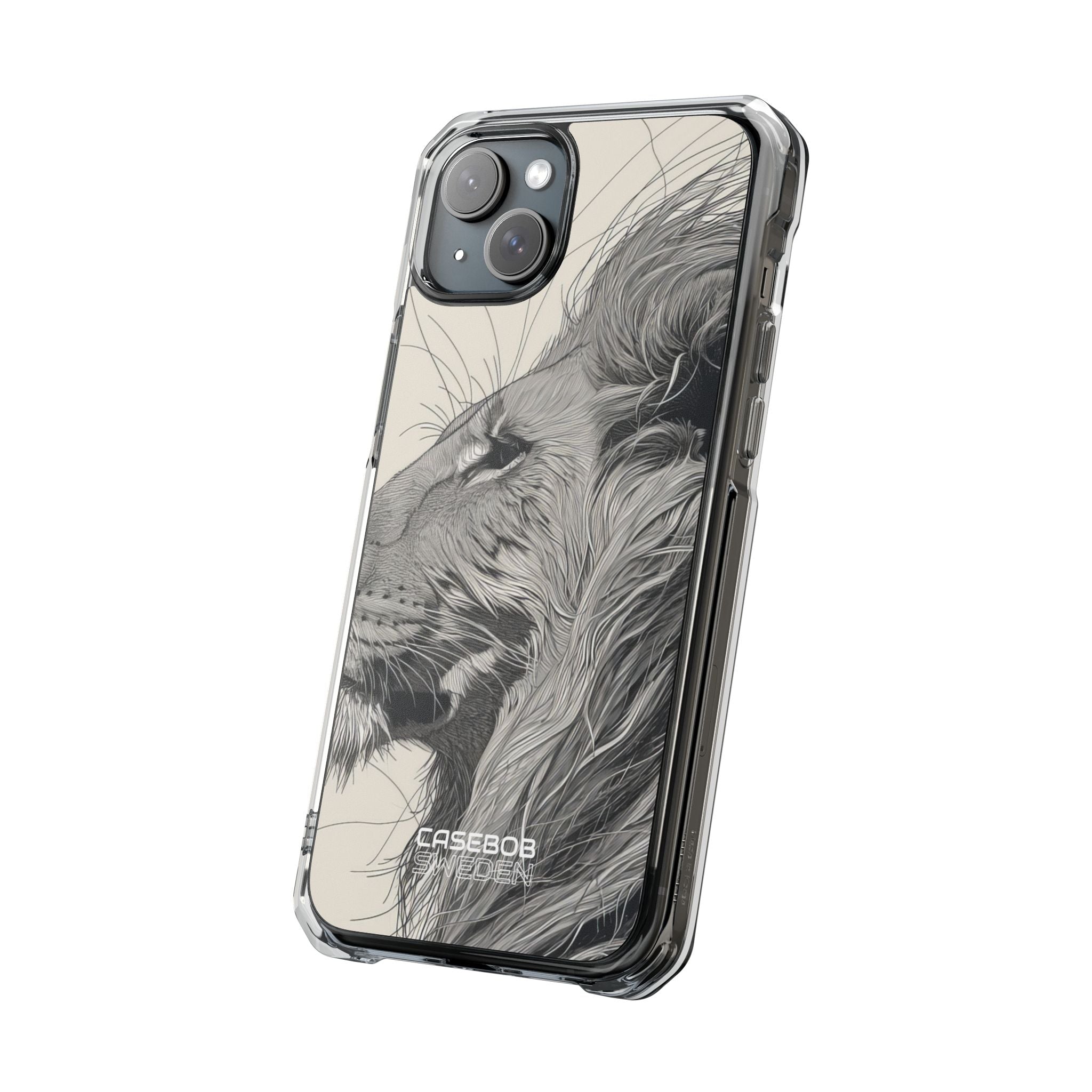Majestic Lion Profile iPhone 15 - Impact Clear+