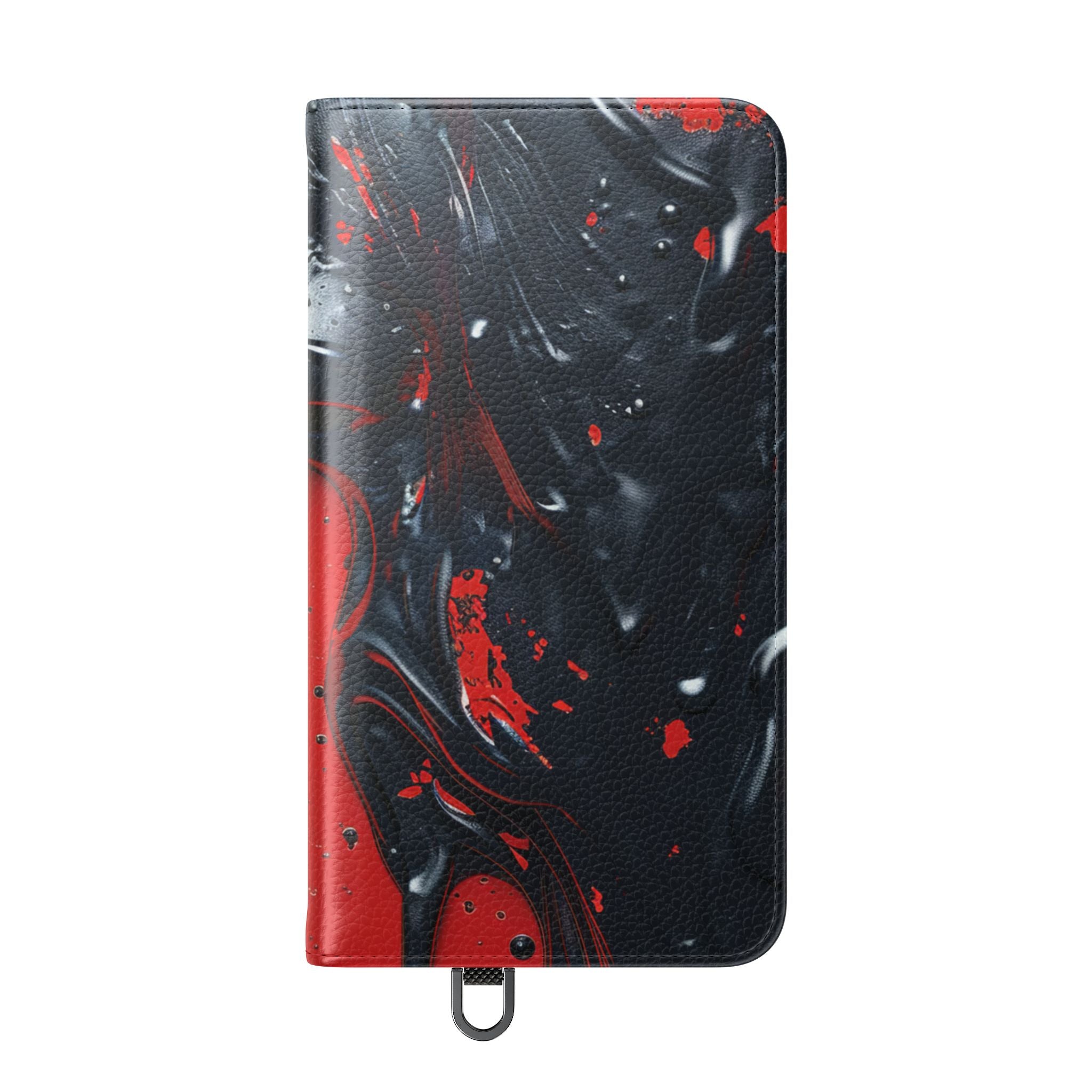 Glossy Black Face - Samsung S24 Case - Wallet