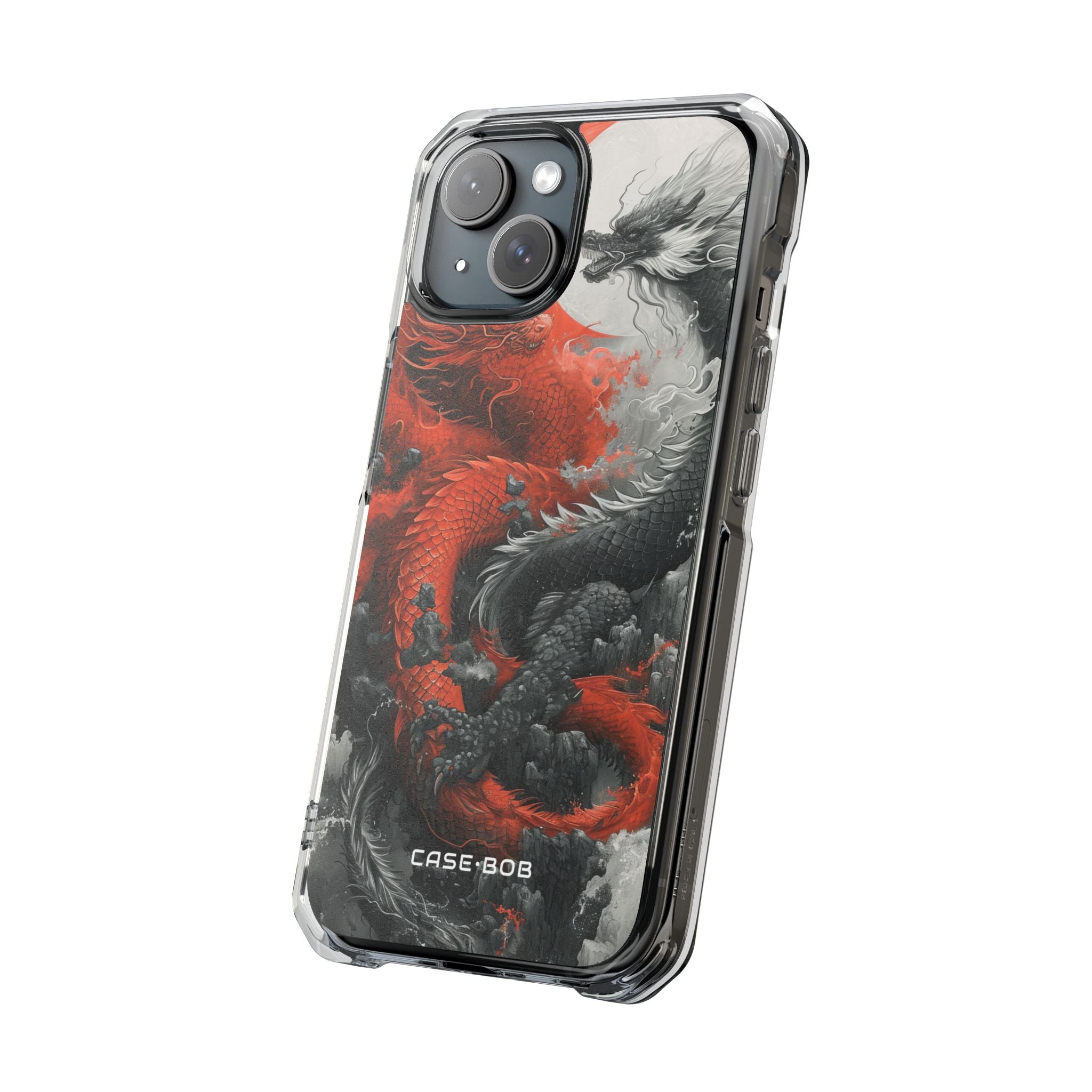 Dragon Coil Crimson iPhone 15 Case - Impact