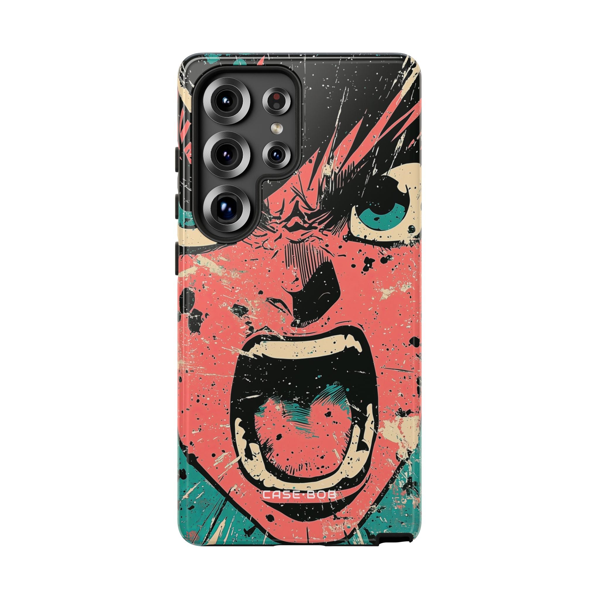 Screaming Face Pink Samsung S25 Ultra Case - Tough