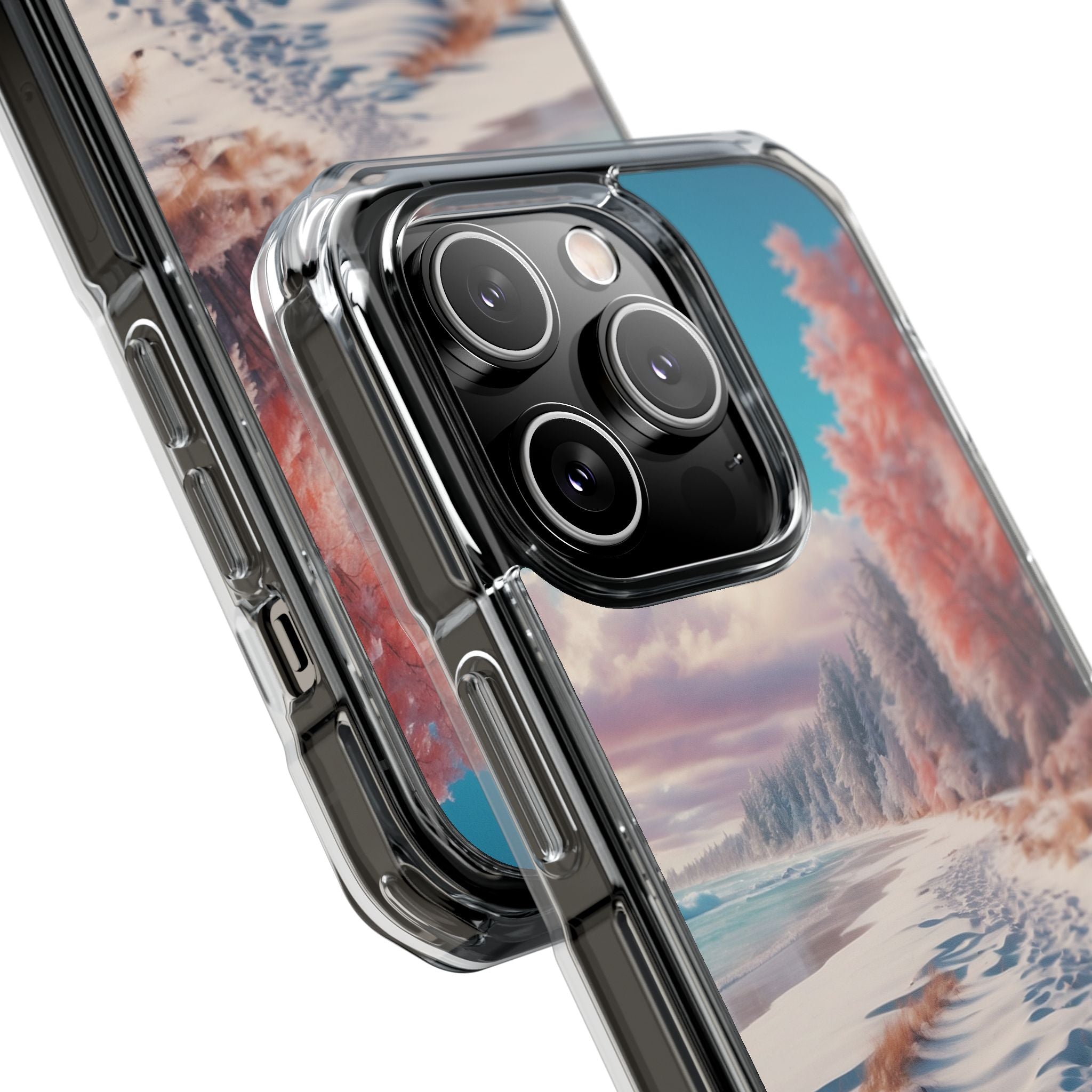 Snowy Footprints iPhone 14 Pro Case - Impact