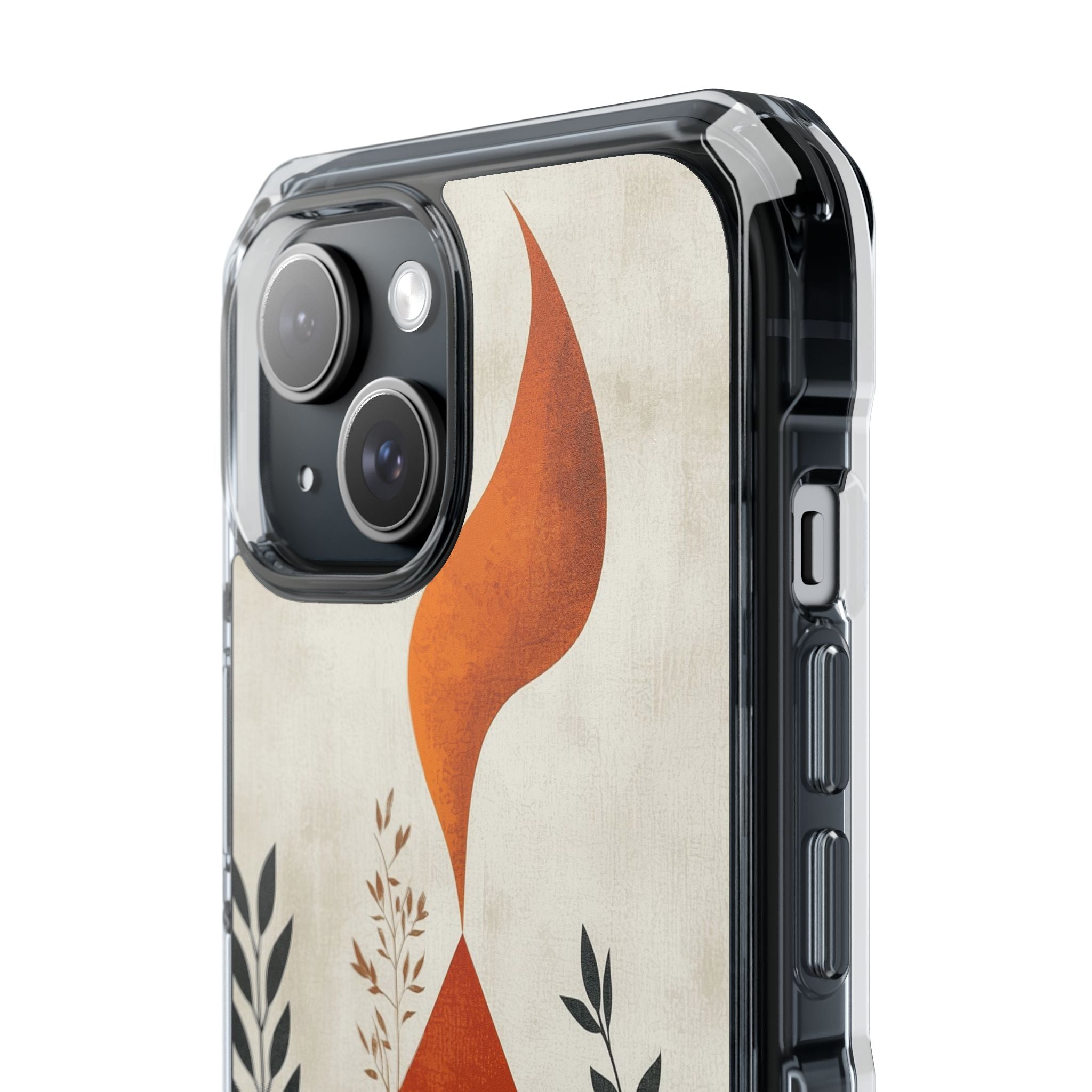 Flames Touch Mountains iPhone Case - Impact