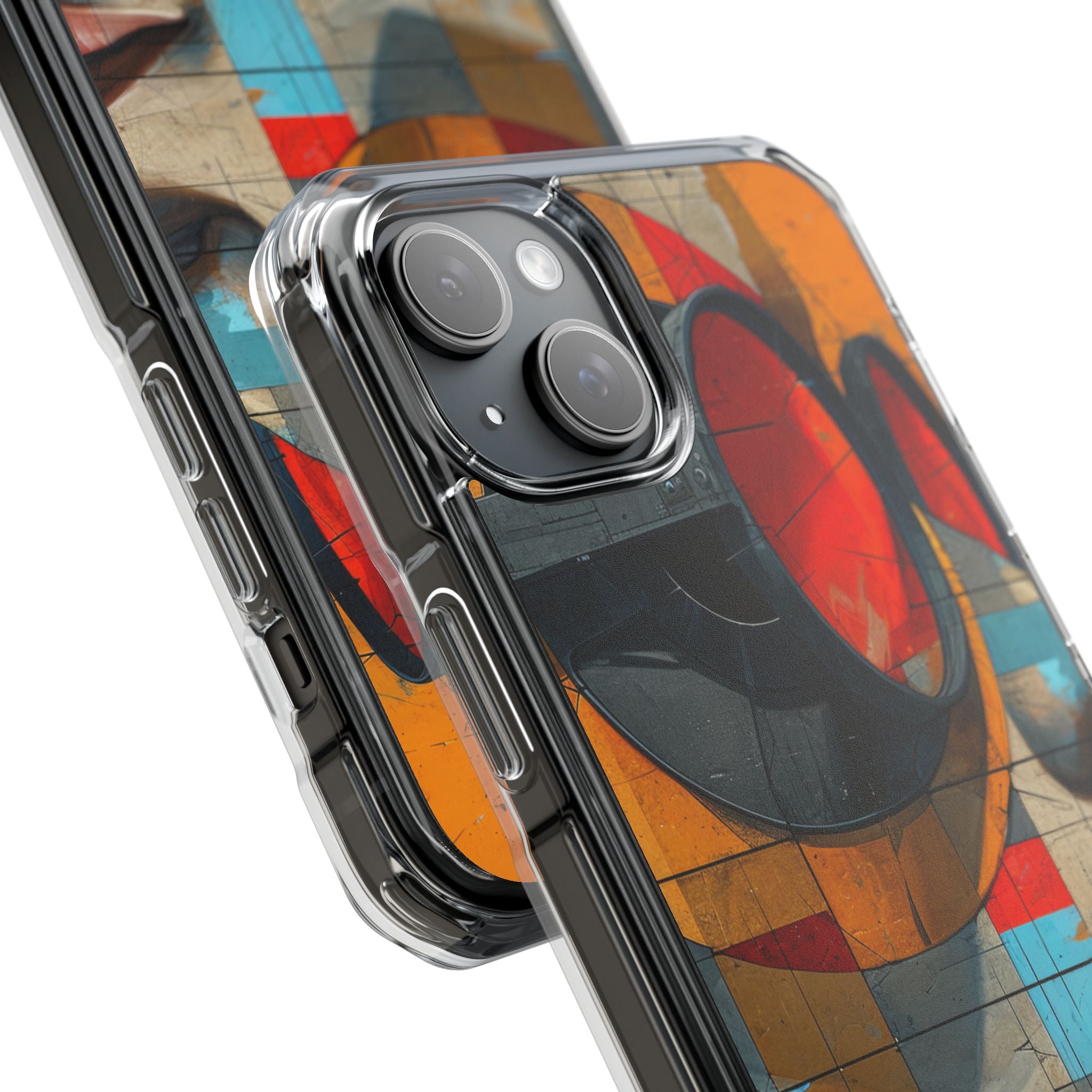 Futuristic Cubist Visions iPhone 15 - Impact Clear+
