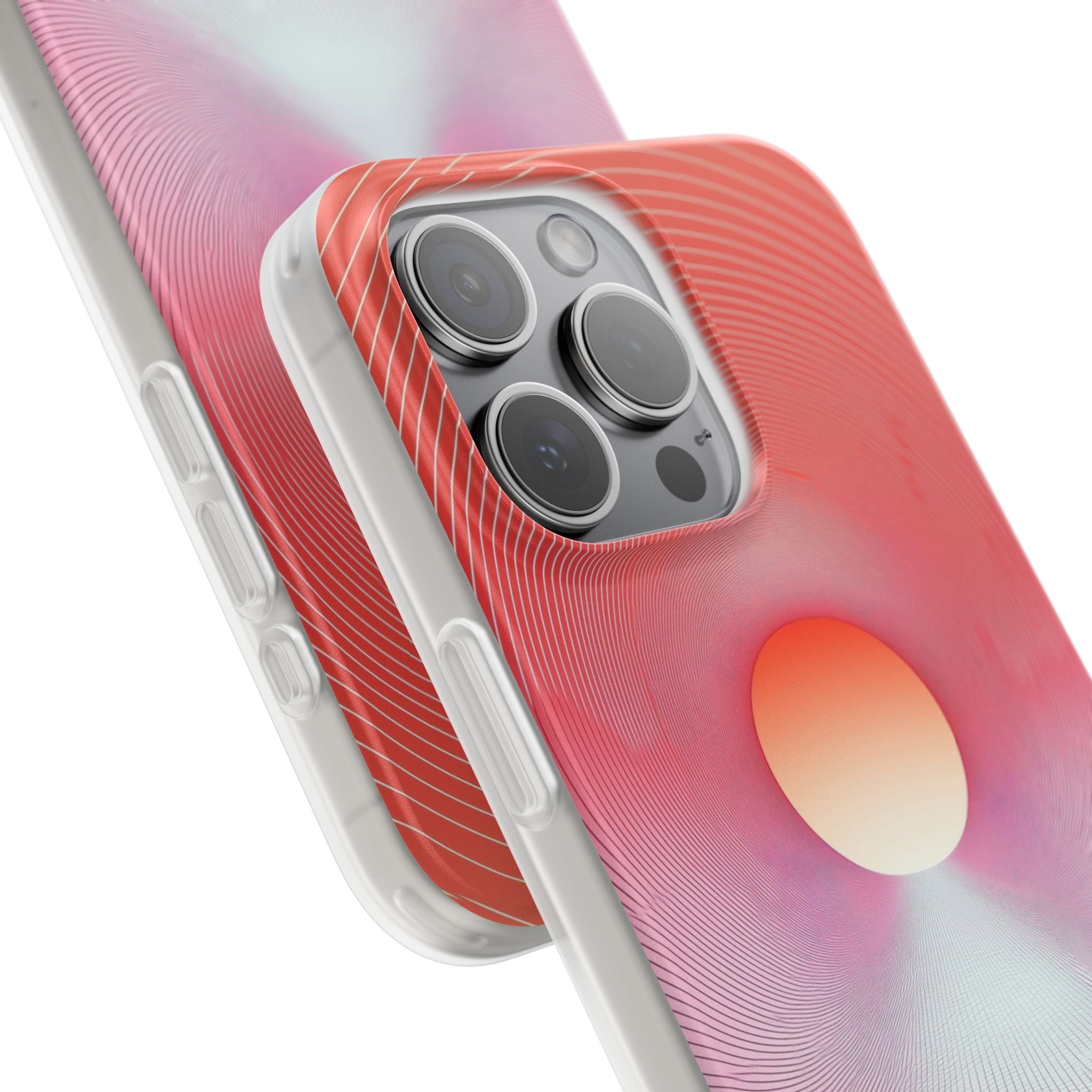 Orange Portal iPhone 15 Pro Max Case - Soft