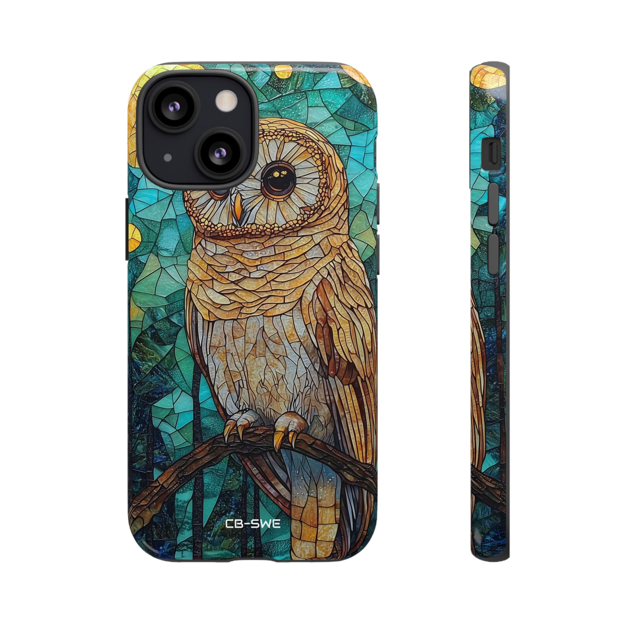 Celestial Owl Gaze - iPhone Case