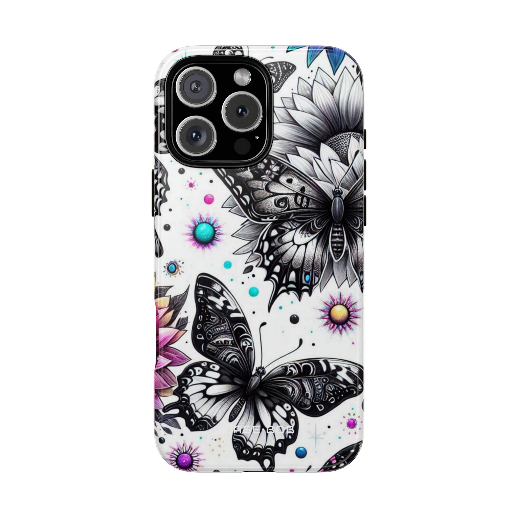 Butterfly Bloom iPhone 16 Pro Max Case - Tough