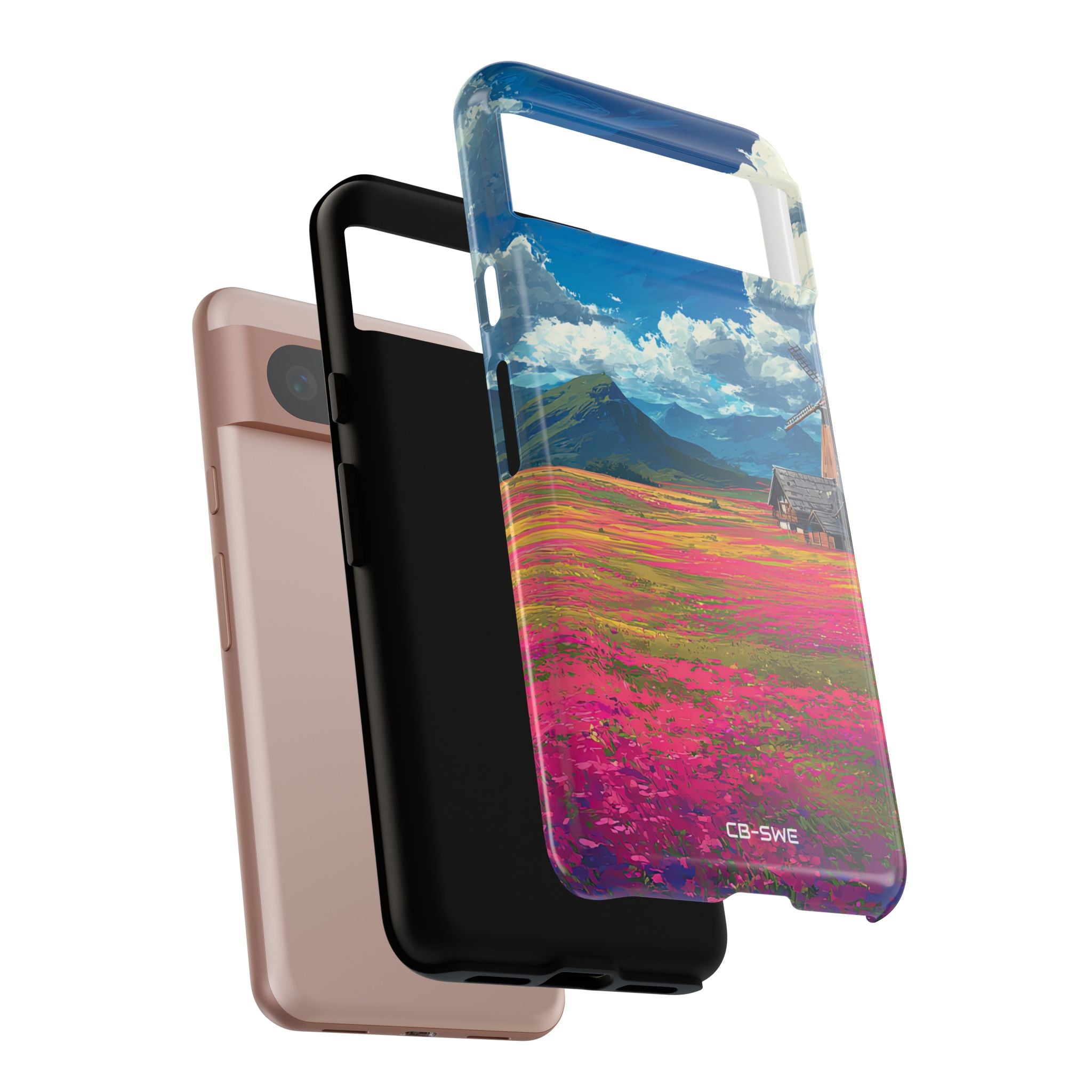 Impressionistic Summer Windmill - Google Pixel Case