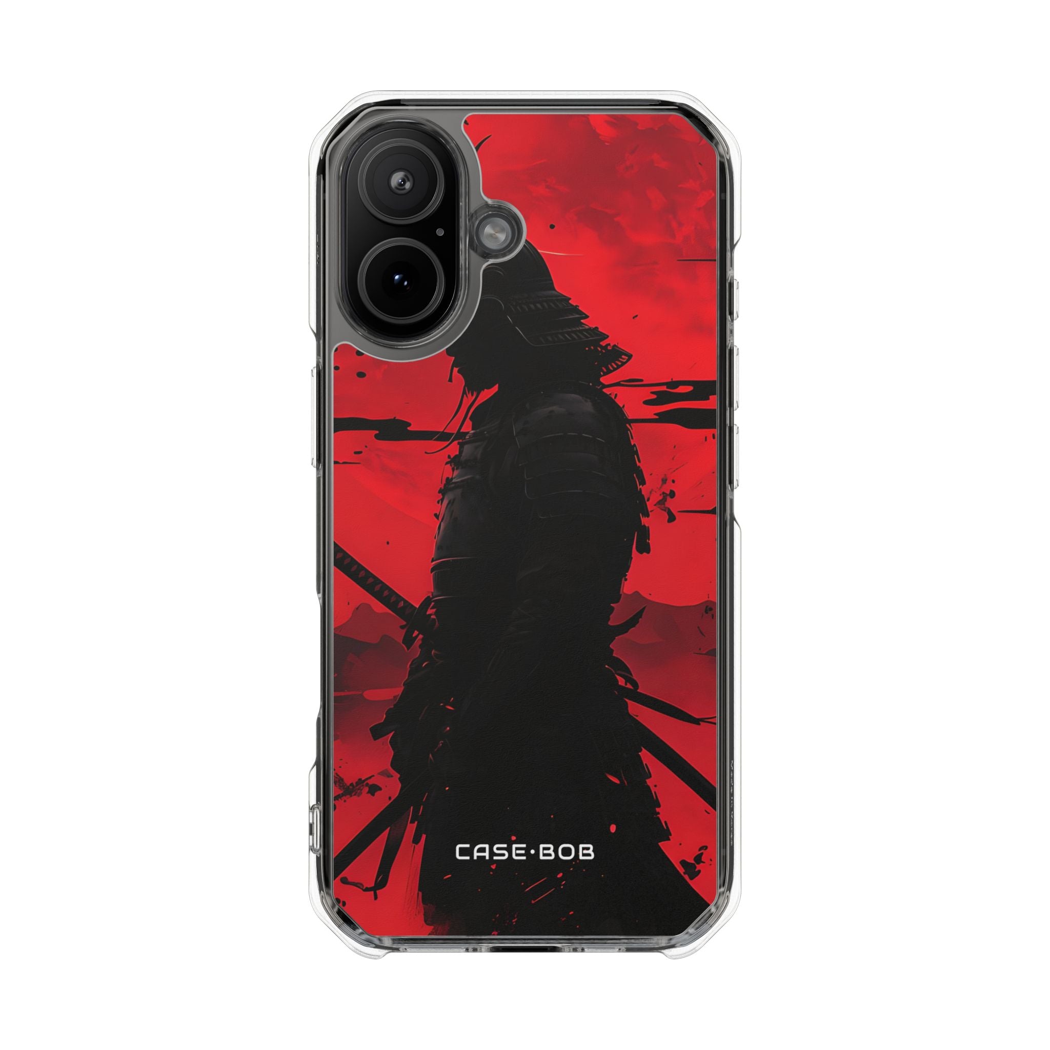 Crimson Samurai iPhone 17 Cover - Impact