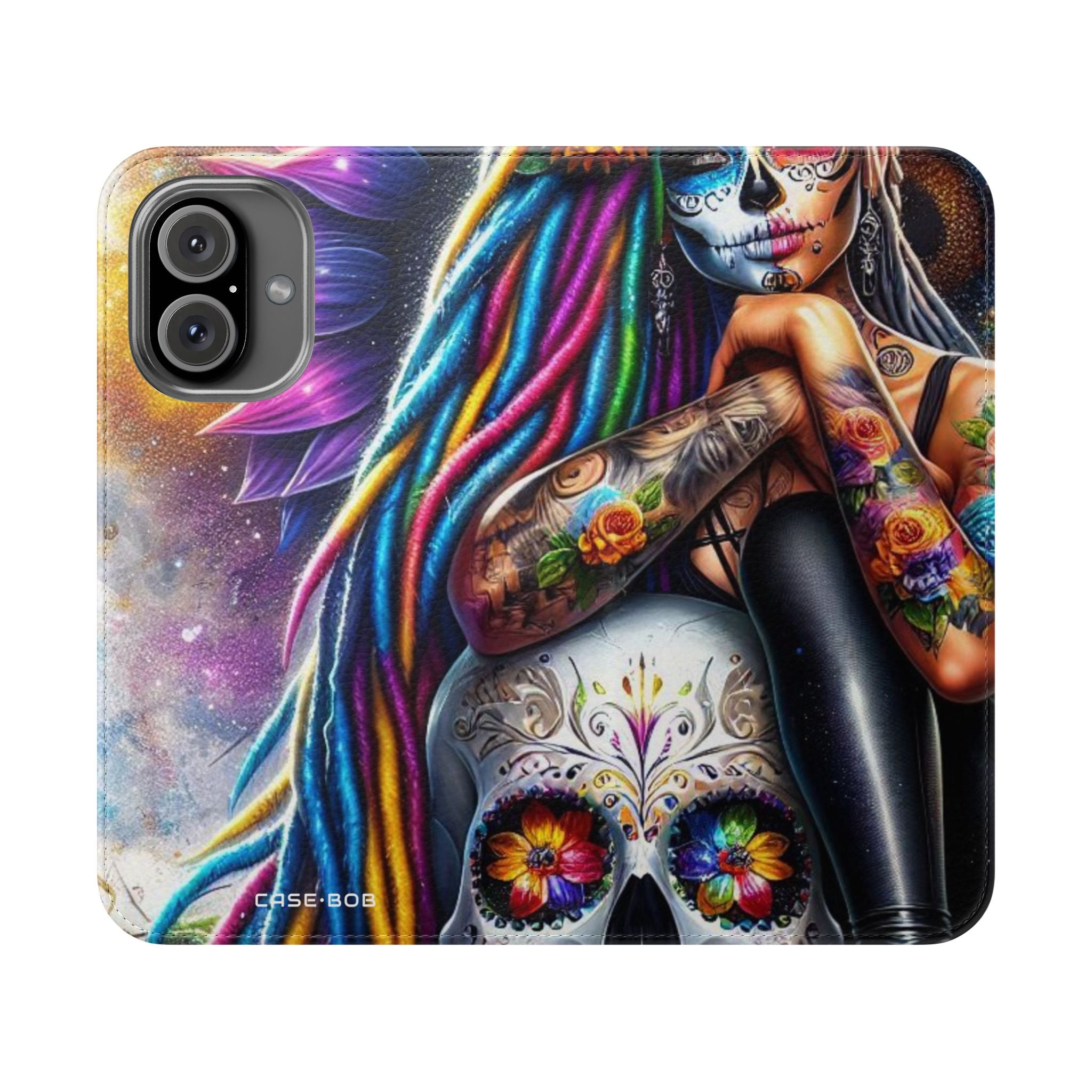 Skull Bloom - iPhone 16 Case - Wallet
