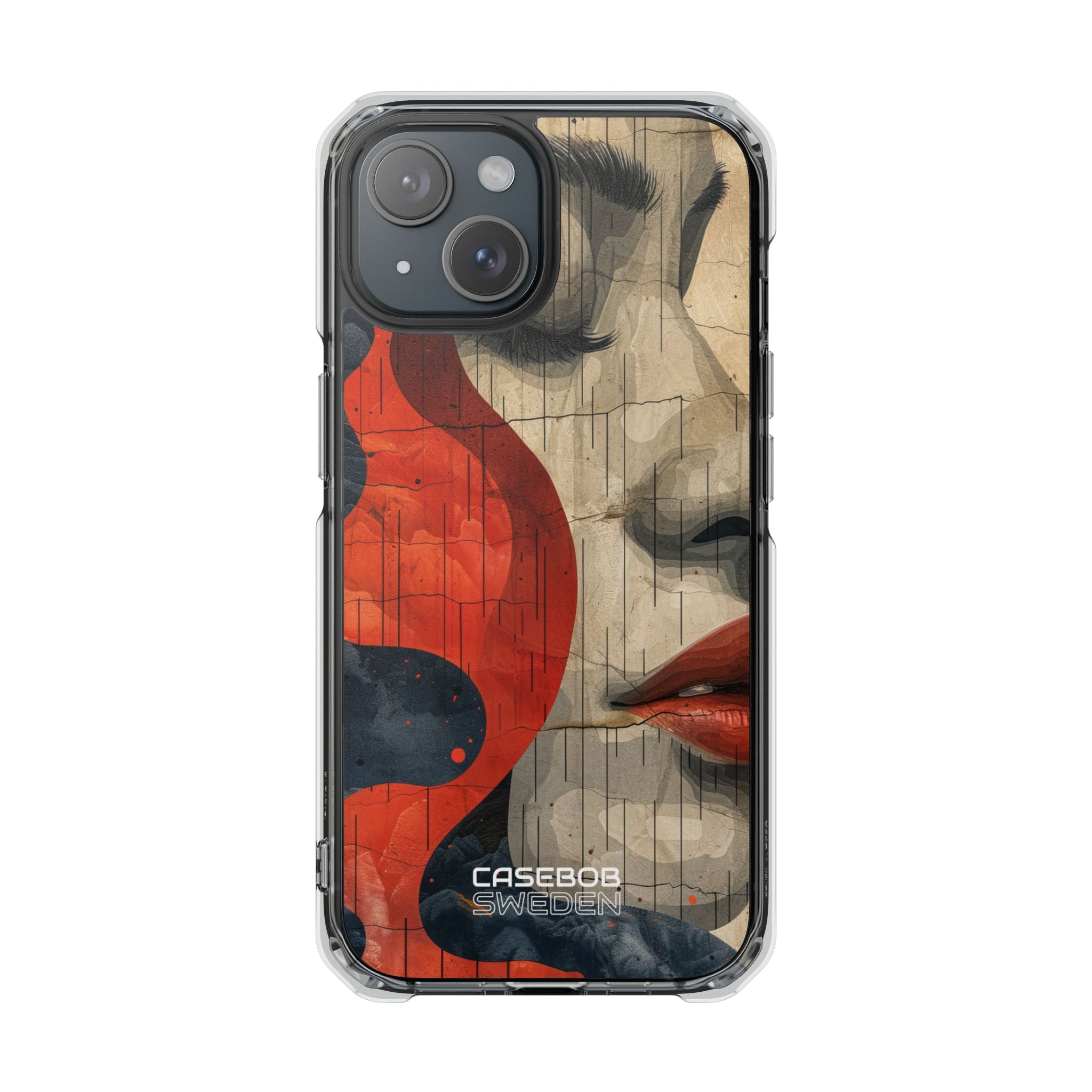 Crimson Flow Profile iPhone 15 - Impact Clear+