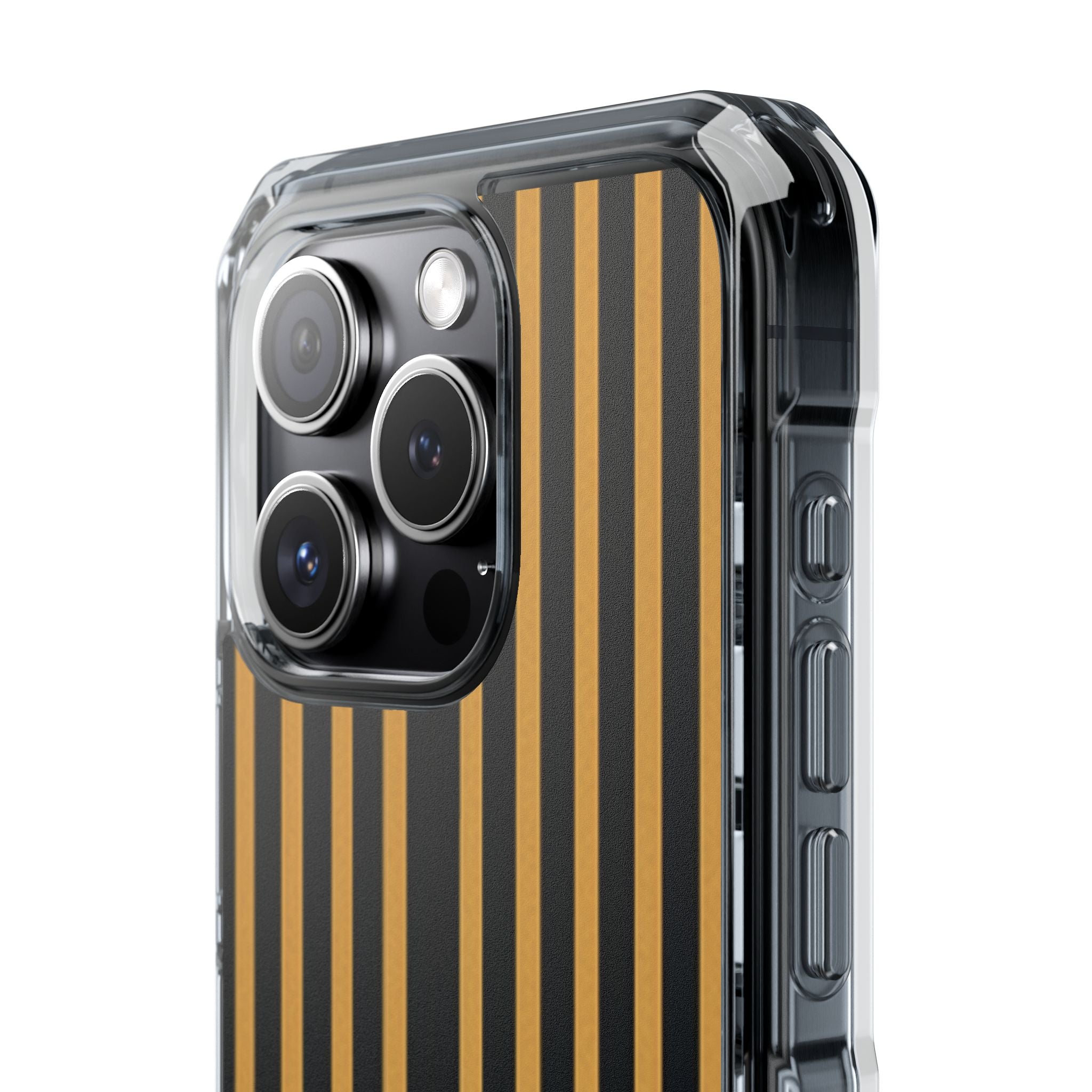 Golden Stripes iPhone 15 Pro Case - Impact