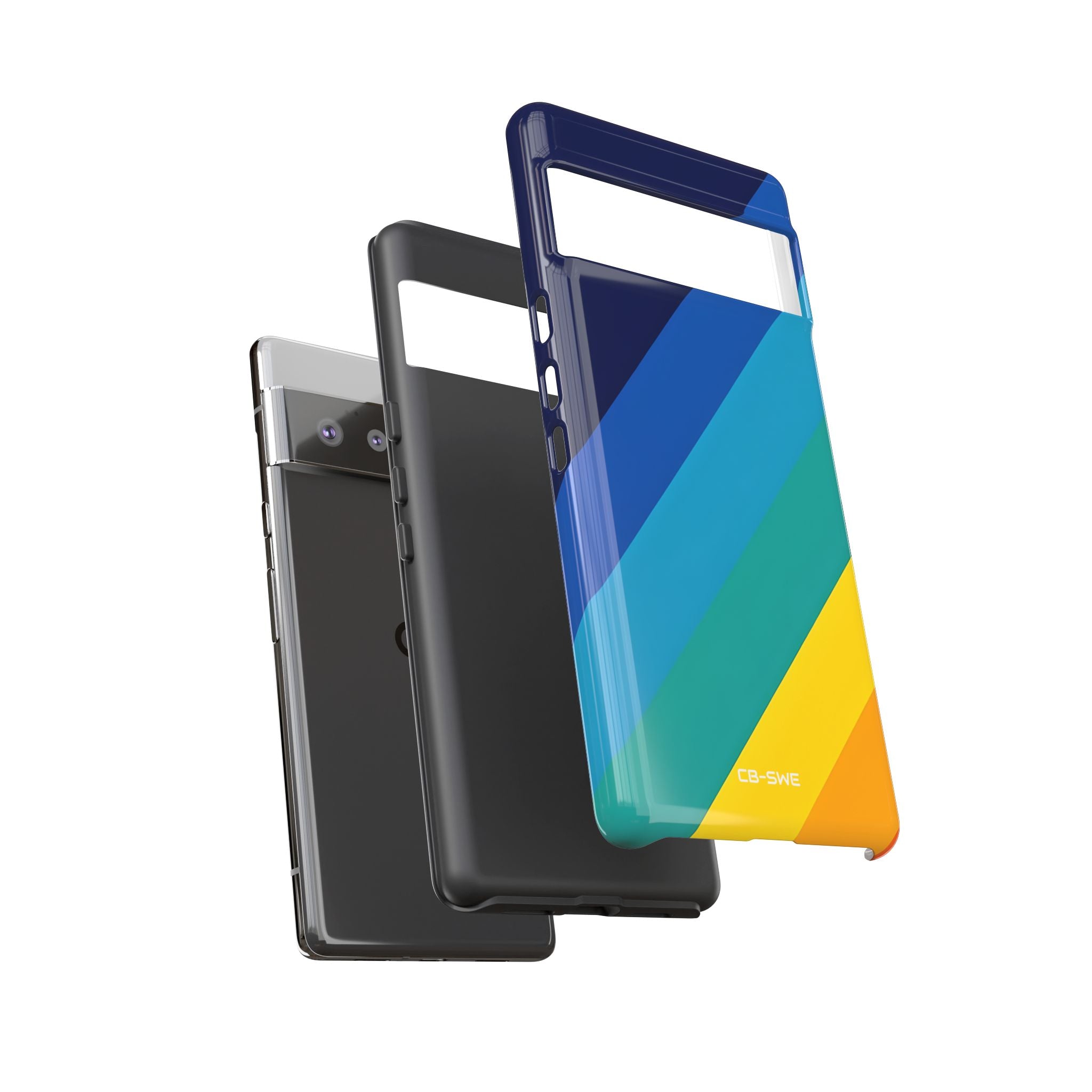 Diagonal Color Spectrum - Google Pixel Case