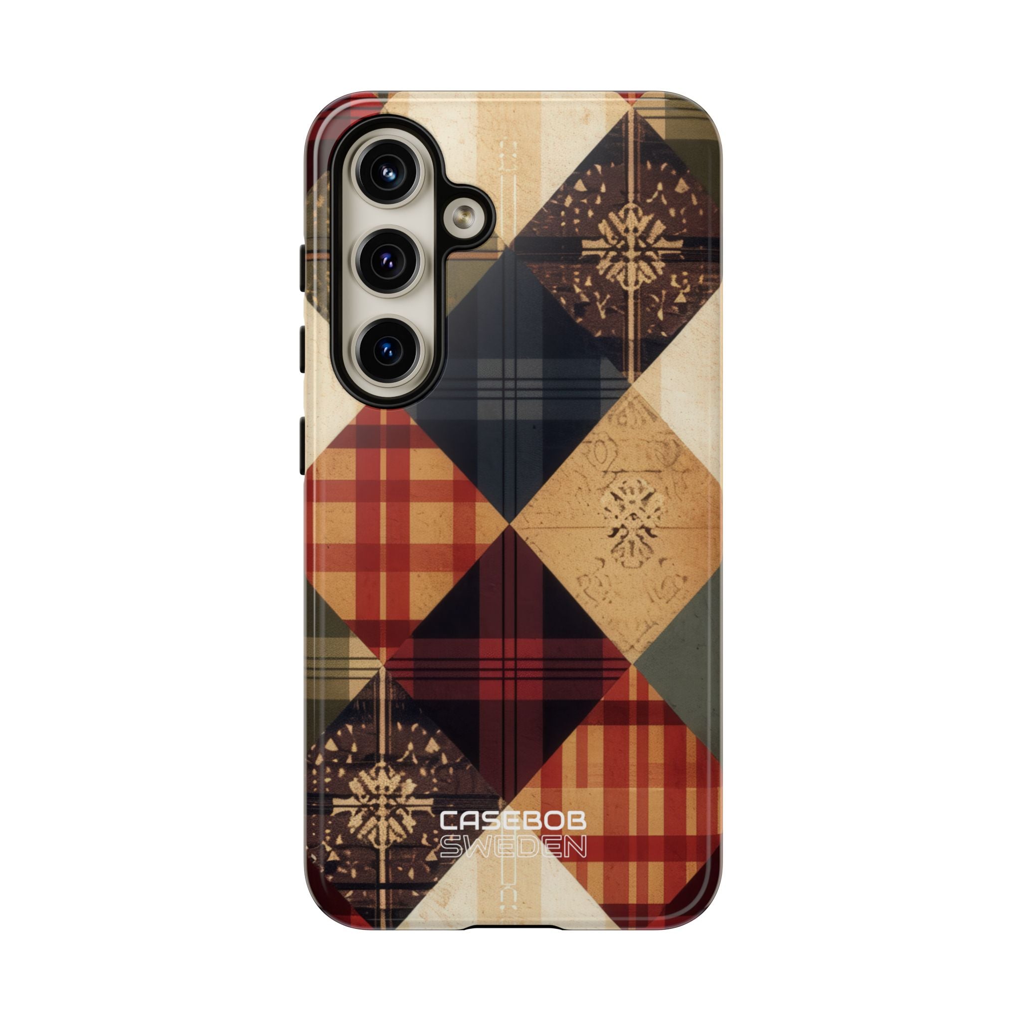 Rustic Quilt Charm Samsung S24 - Tough