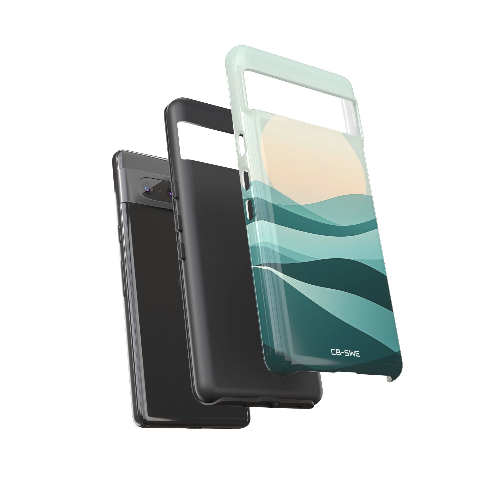 Fluid Harmony Waves - Google Pixel Case